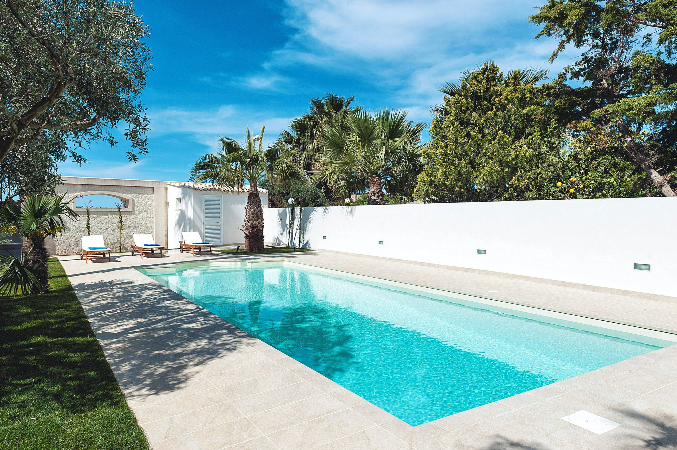 Villa Ceruleo Marausa Trapani 258592: Luxury 2-Bedroom Apartment with Shared Pool and Sea Views, Trapani