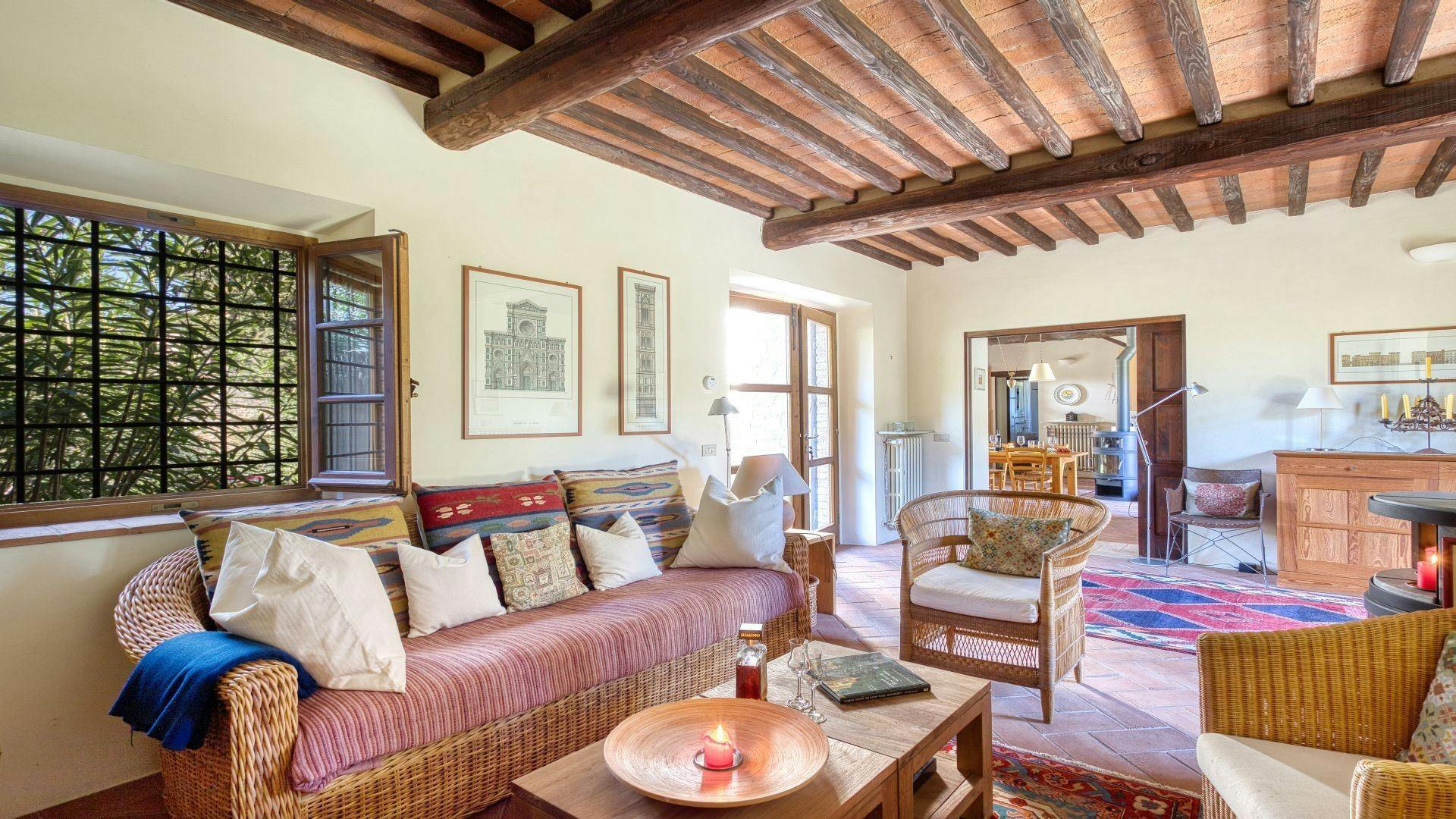 Villa Ceruleo Poggio Radda: Luxury 3-Bedroom Villa with Shared Pool in Chianti, Tuscany