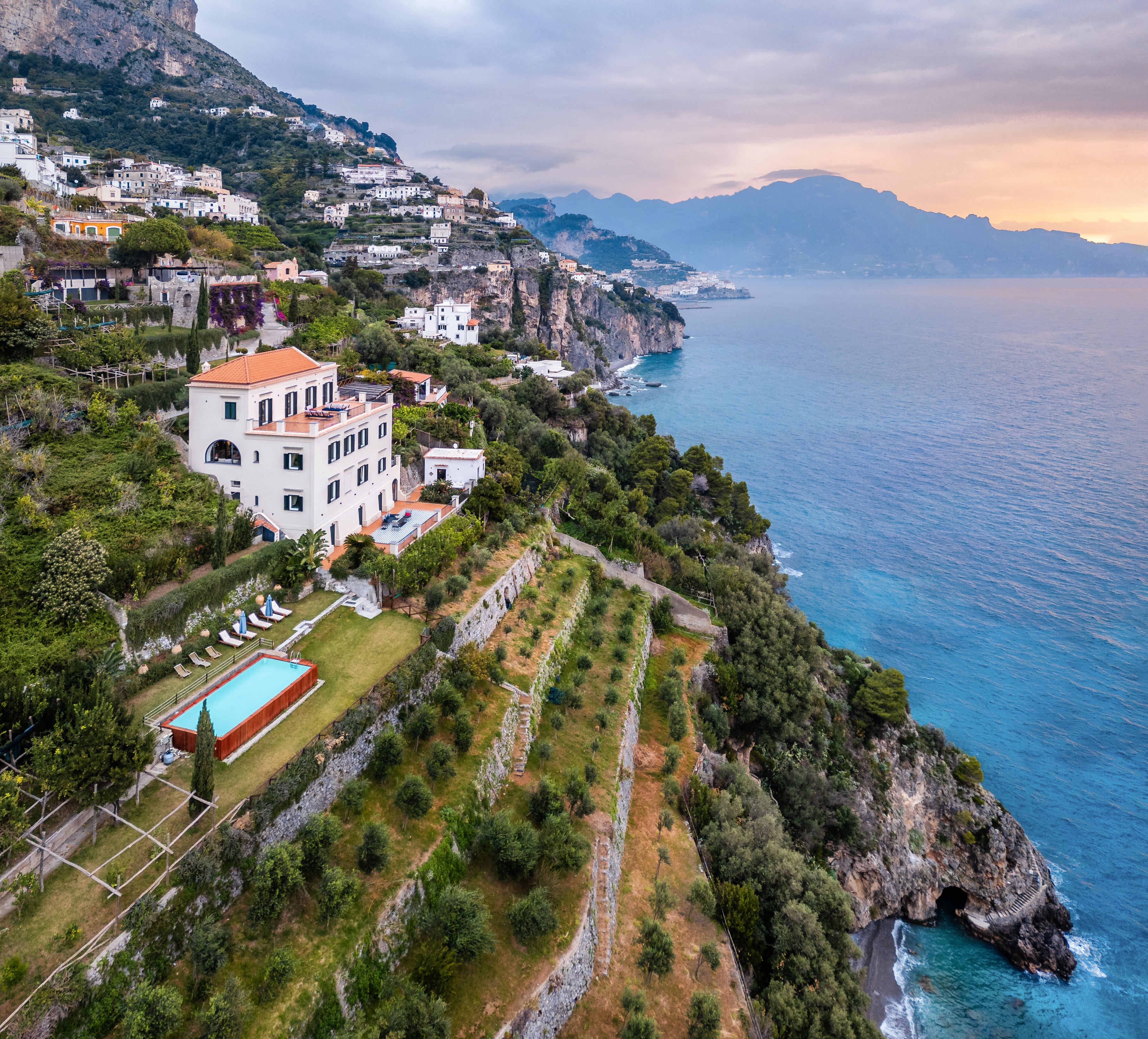 Villa Ceruleo Rupe Amalfi: Luxury 8-Bedroom Villa with Private Pool and Sea Views, Amalfi Coast