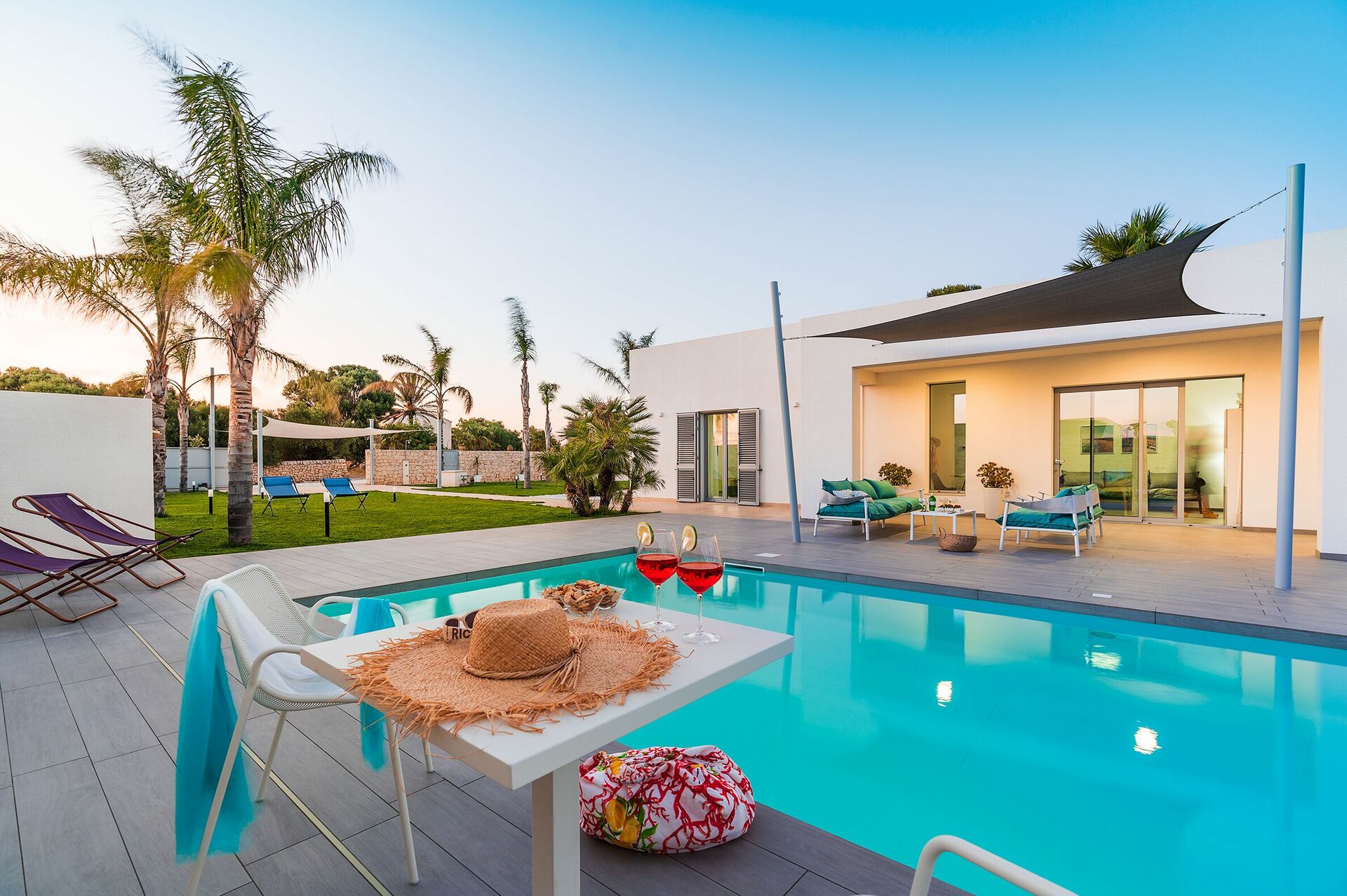 Villa Ceruleo Vendicari Noto: Luxury 3-Bedroom Villa with Private Pool and Sea Views, Val di Noto