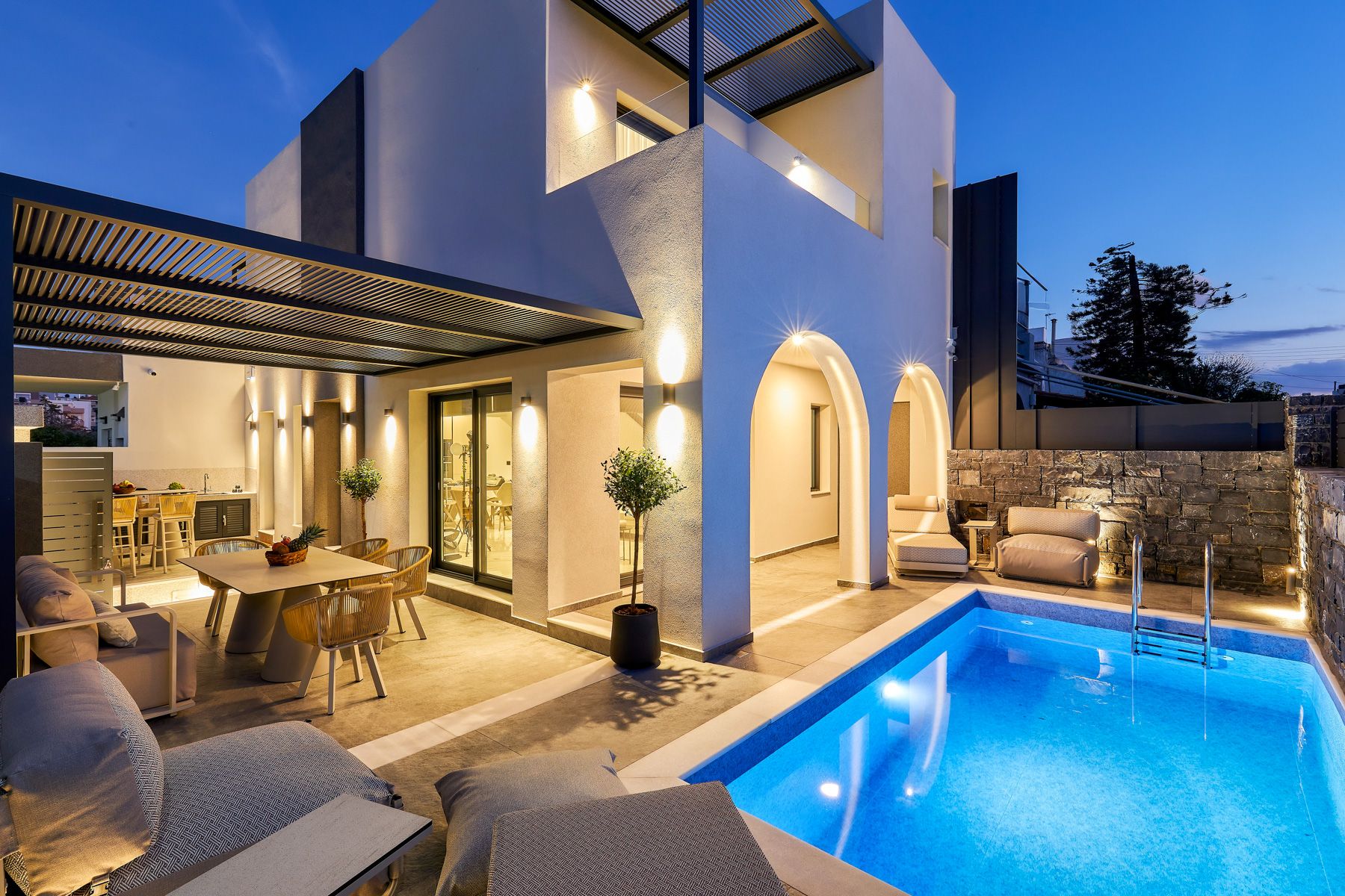 Villa Chrysafgi Almyrou Heraklion: 2-Bedroom Villa with Private Pool Near Ammoudara Beach in Ga