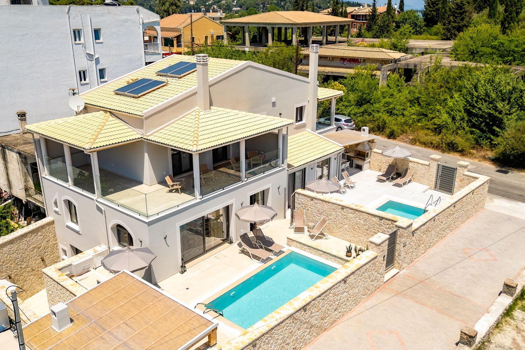 Villa Chrysafgi Kontokali Gouvia: 3-Bedroom Villa with Private Pool Near Beach in Gouvia, Corf