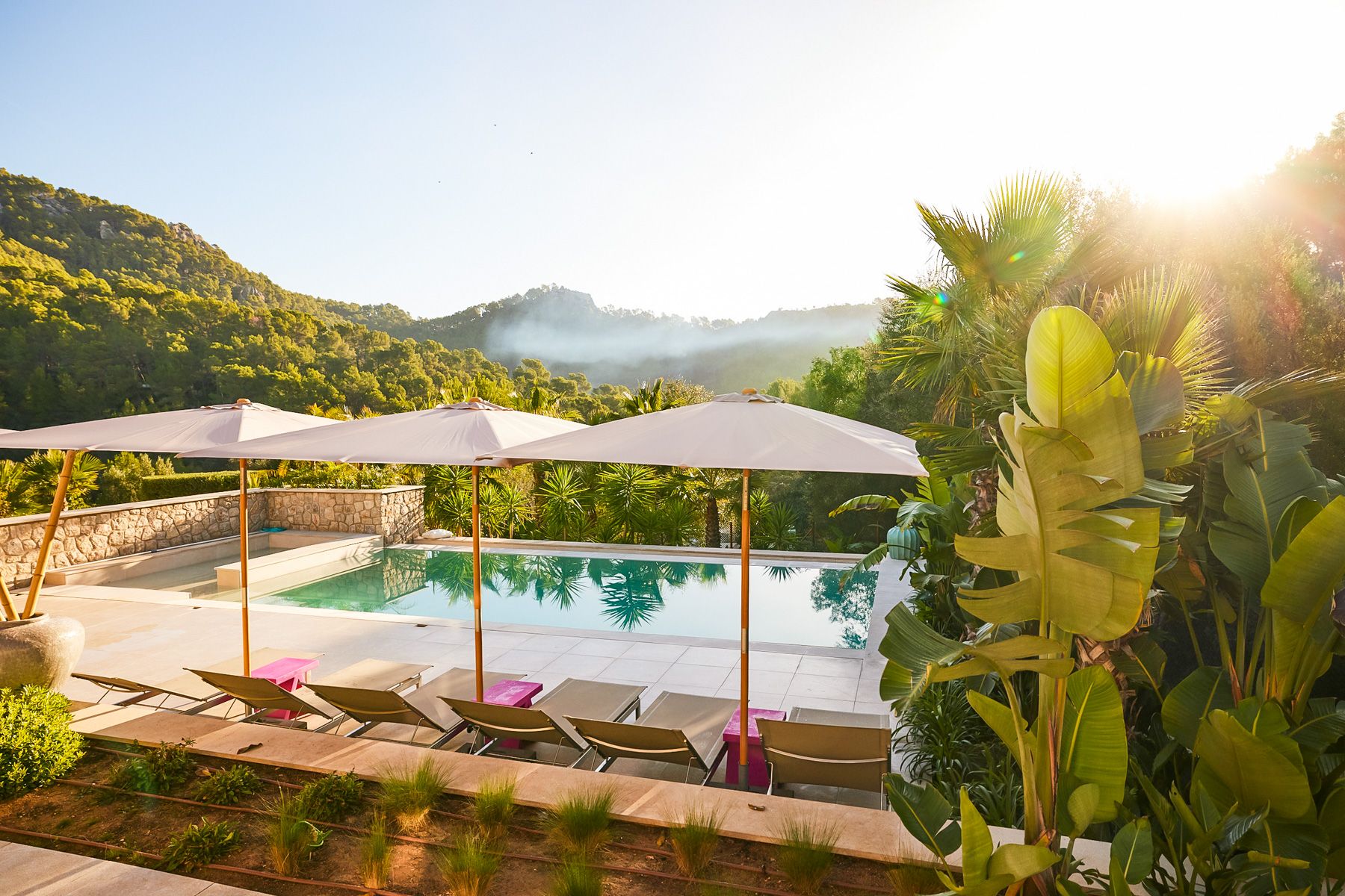 Villa Dorada Saluet Andratx: 5-Bedroom Nature Reserve Estate with Sauna and Gym in Andrat