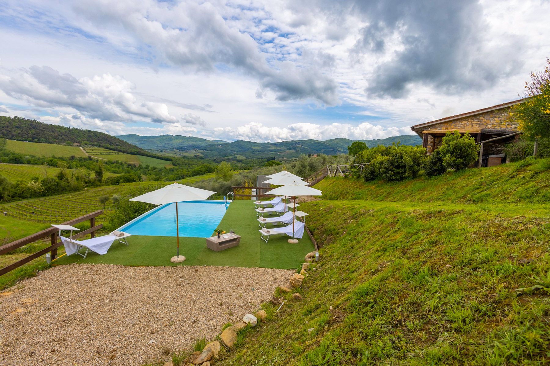 Villa Dorata Conca Panzano: 4-Bedroom Heated Pool Villa with Spa in Chianti Tuscany