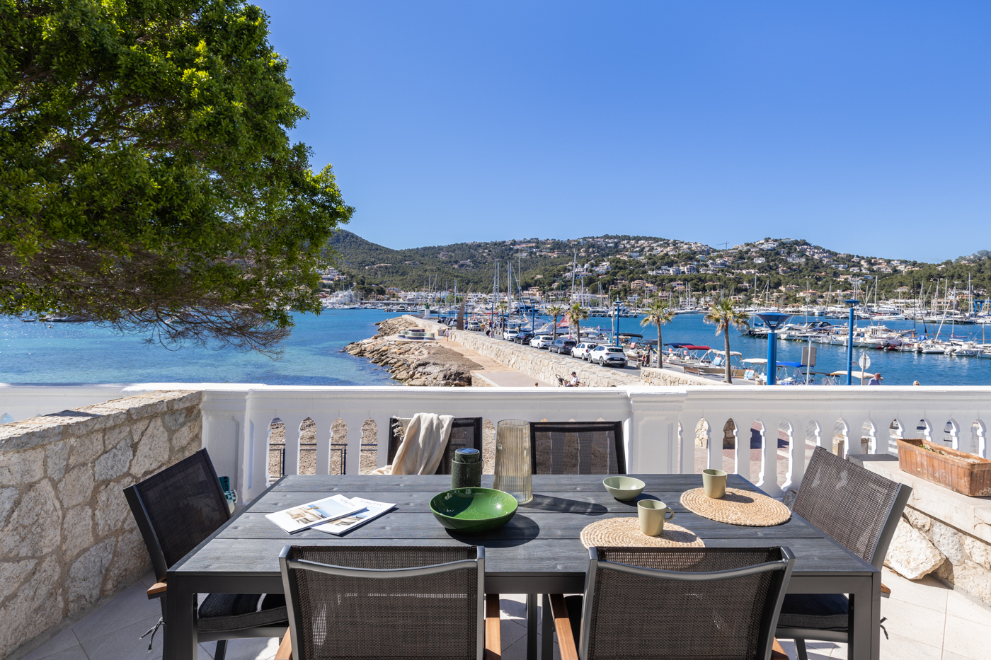 Villa Embat Cala Marmac Mallorca: Luxury 3-Bedroom Villa with Sea Views and Spa, Port d’Andratx