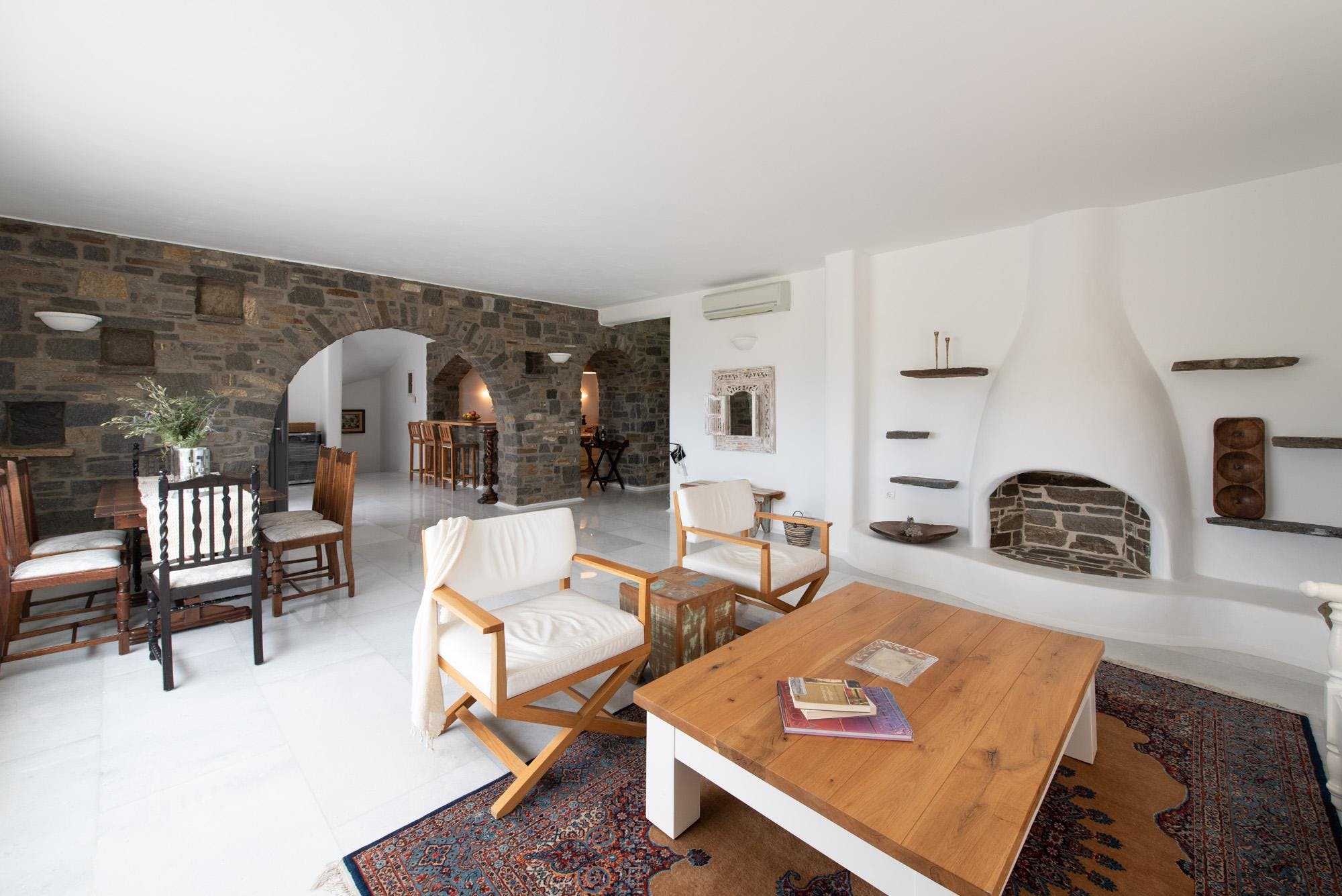 Villa Galazio Agkathia Paros: Luxury 2-Bedroom Villa with Private Pool and Sea Views, Paros