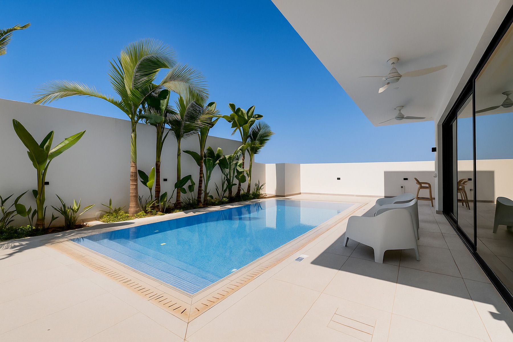 Villa Galazio Konnos Protaras: 3-Bedroom Sea View Villa with Spa at Konnos Bay, Protaras, C