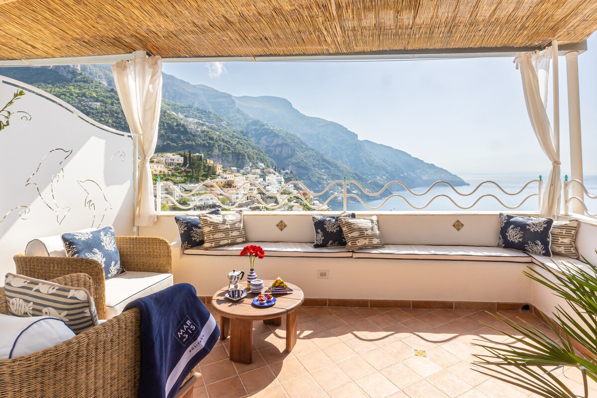 Villa Garbino Grotta Positano: Luxury 1-Bedroom Apartment with Sea Views and Spa, Amalfi Coast