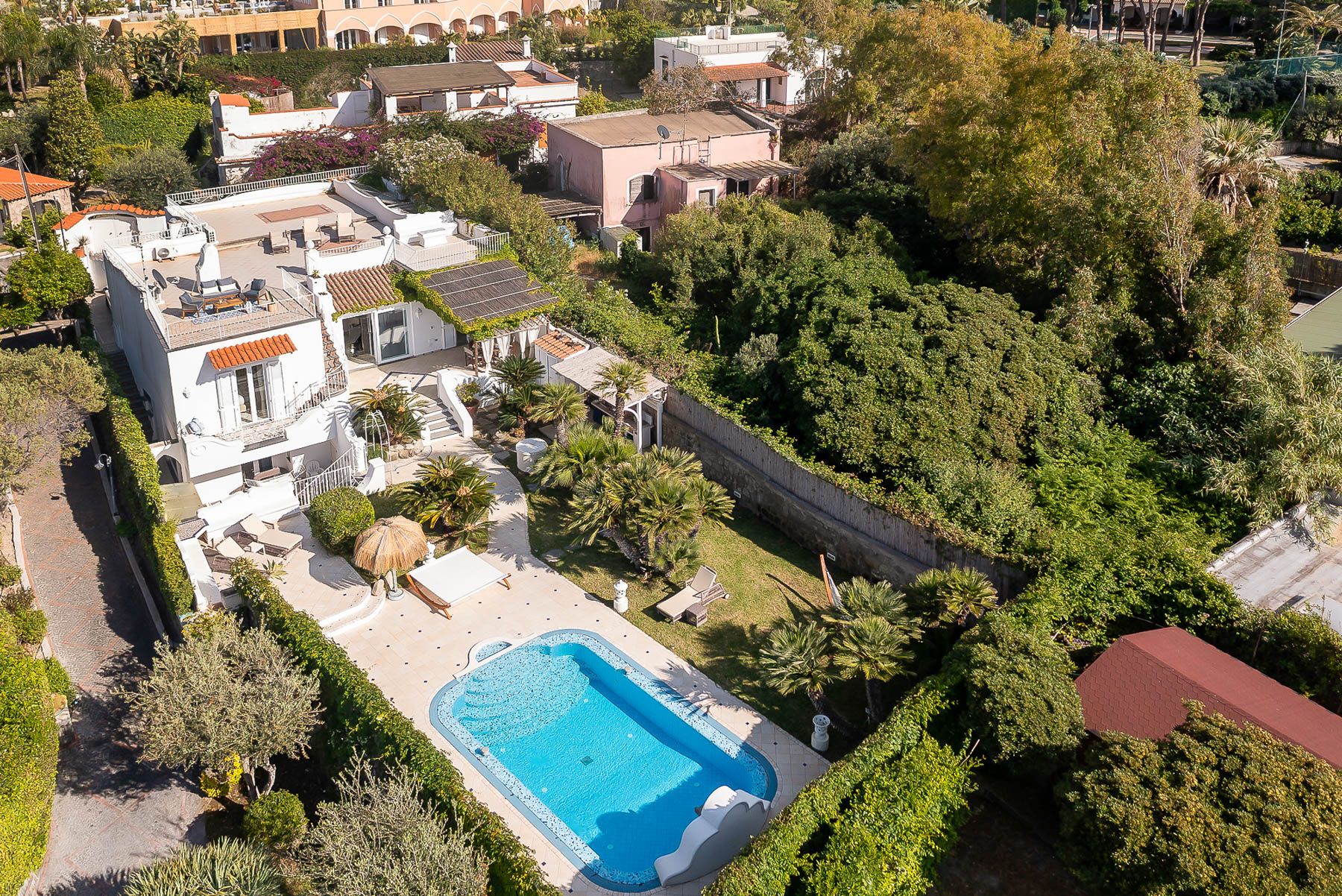 Villa Ginestra Casamicciola Ischia: 3-Bedroom Seaview Villa with Spa Just 100m from the Beach on
