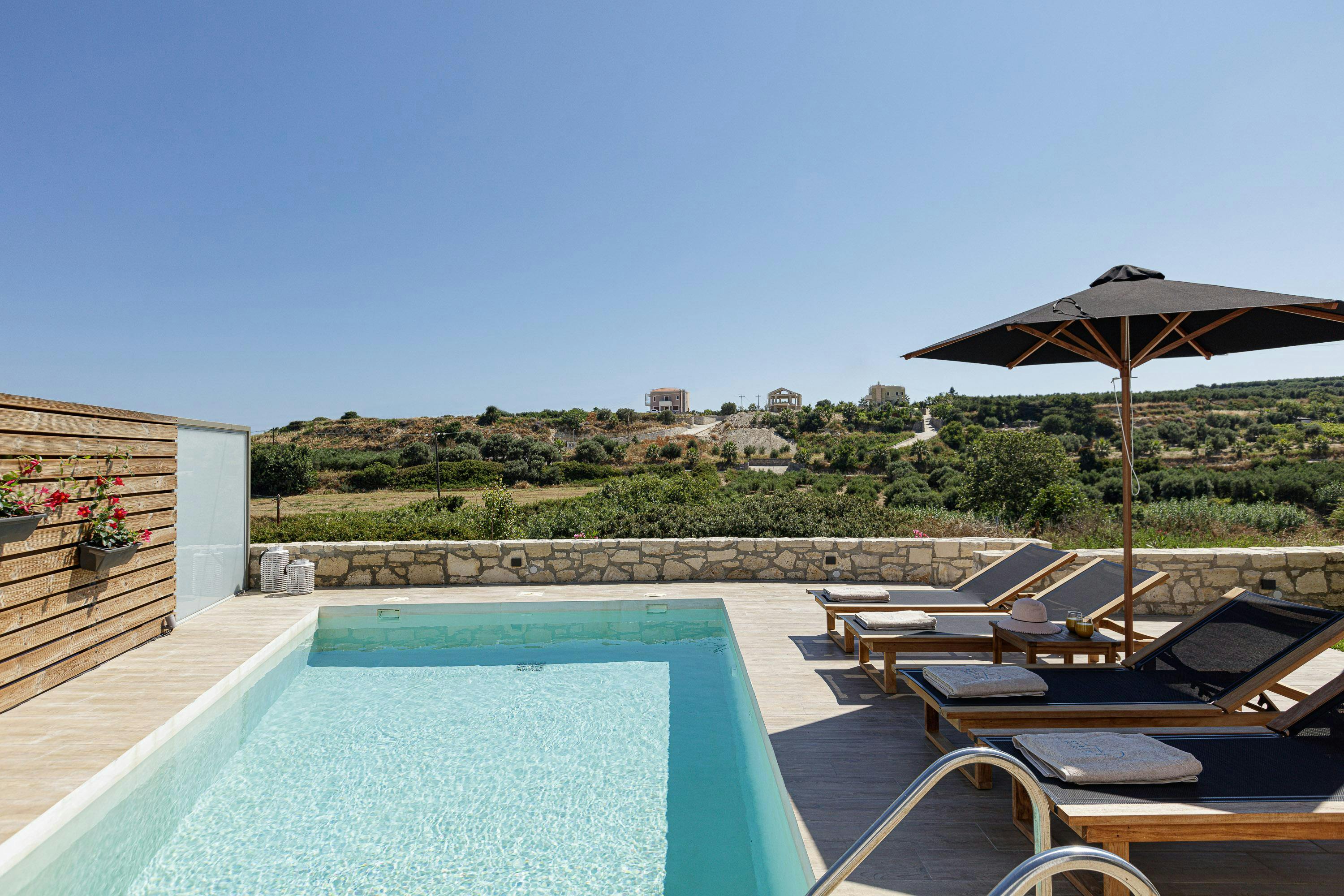 Villa Kokkinos Stavromenos Rethymno: Luxury 2-Bedroom Villa with Private Pool and Sea Views, Rethymno Crete