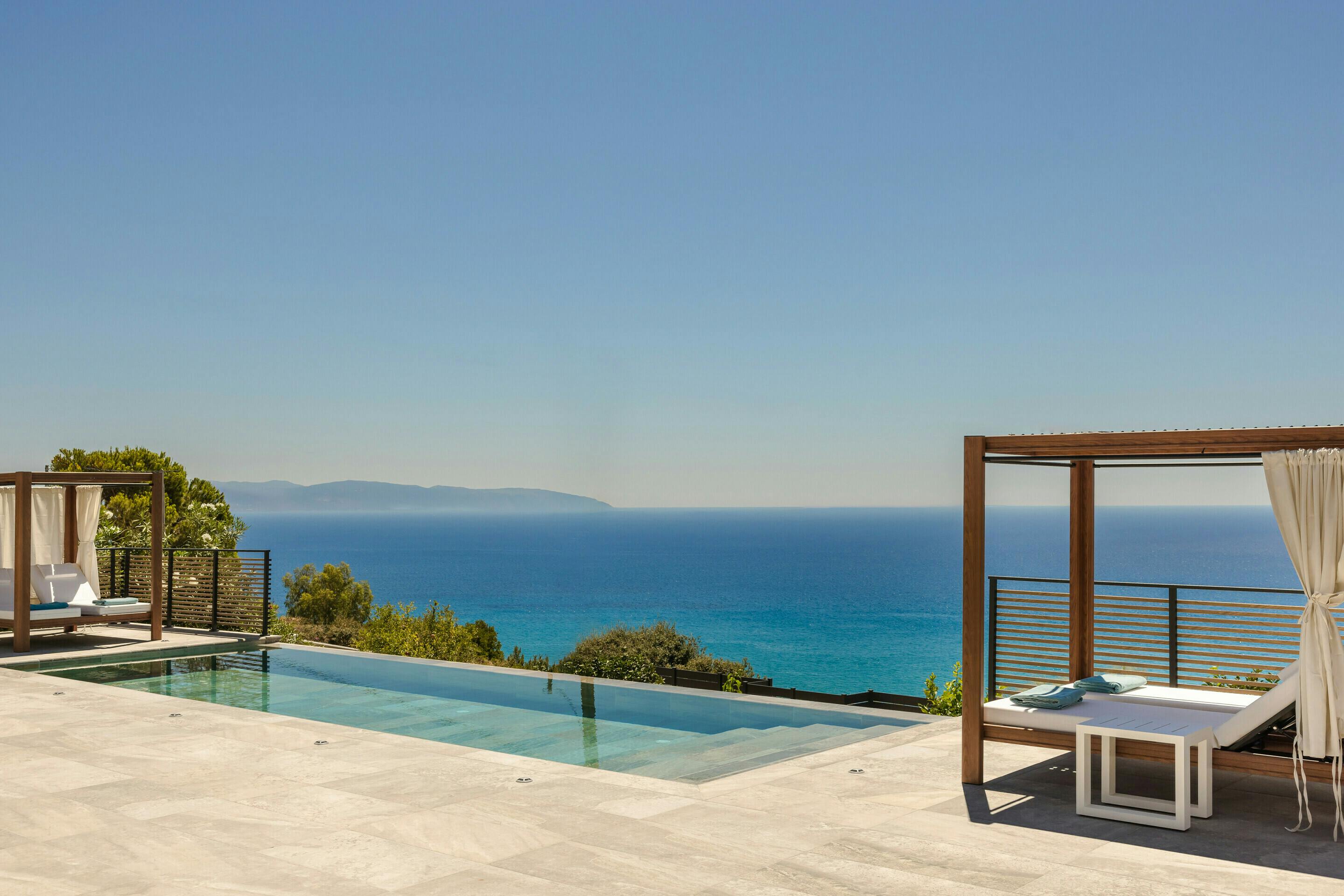 Villa Kyanos Agia Efimia Kefallonia: Luxury 5-Bedroom Villa with Private Pool and Sea Views, Kefallonia