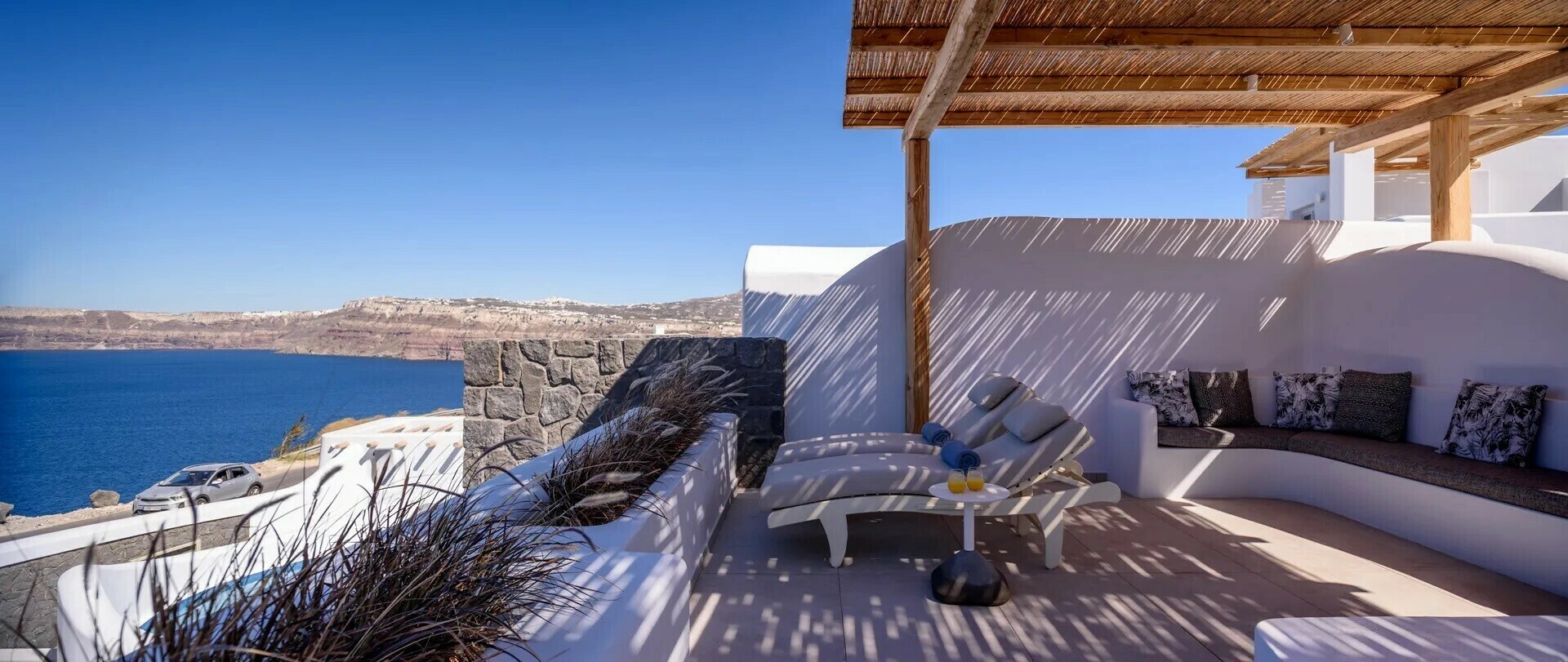 Villa Kyanos Akrotiri Santorini 1424470: Luxury 2-Bedroom Villa with Private Pool and Hot Tub, Santorini