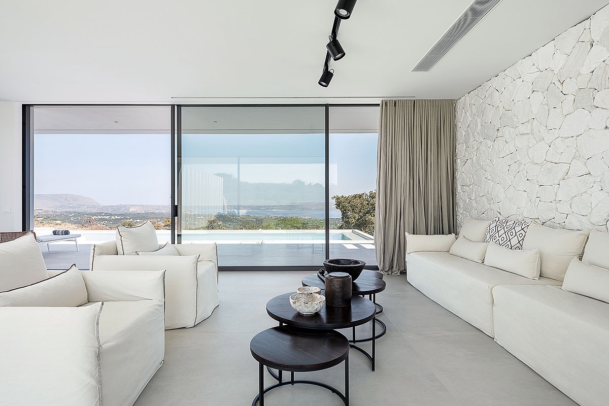 Villa Kyanos Aptera Xirosterni: Luxury 5-Bedroom Villa with Private Pool and Sea Views, Xirosterni Crete