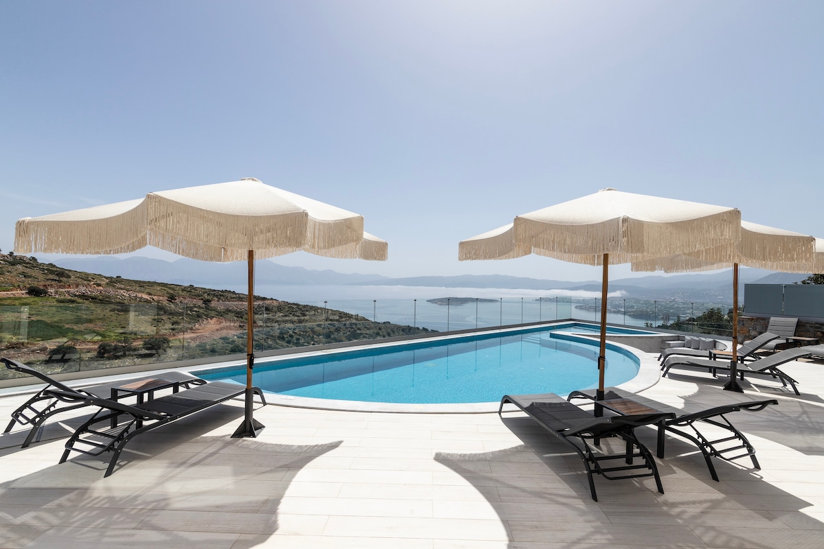 Villa Kyanos Exedra Elounda: Luxury 5-Bedroom Villa with Sea Views and Private Pool, Elounda Crete