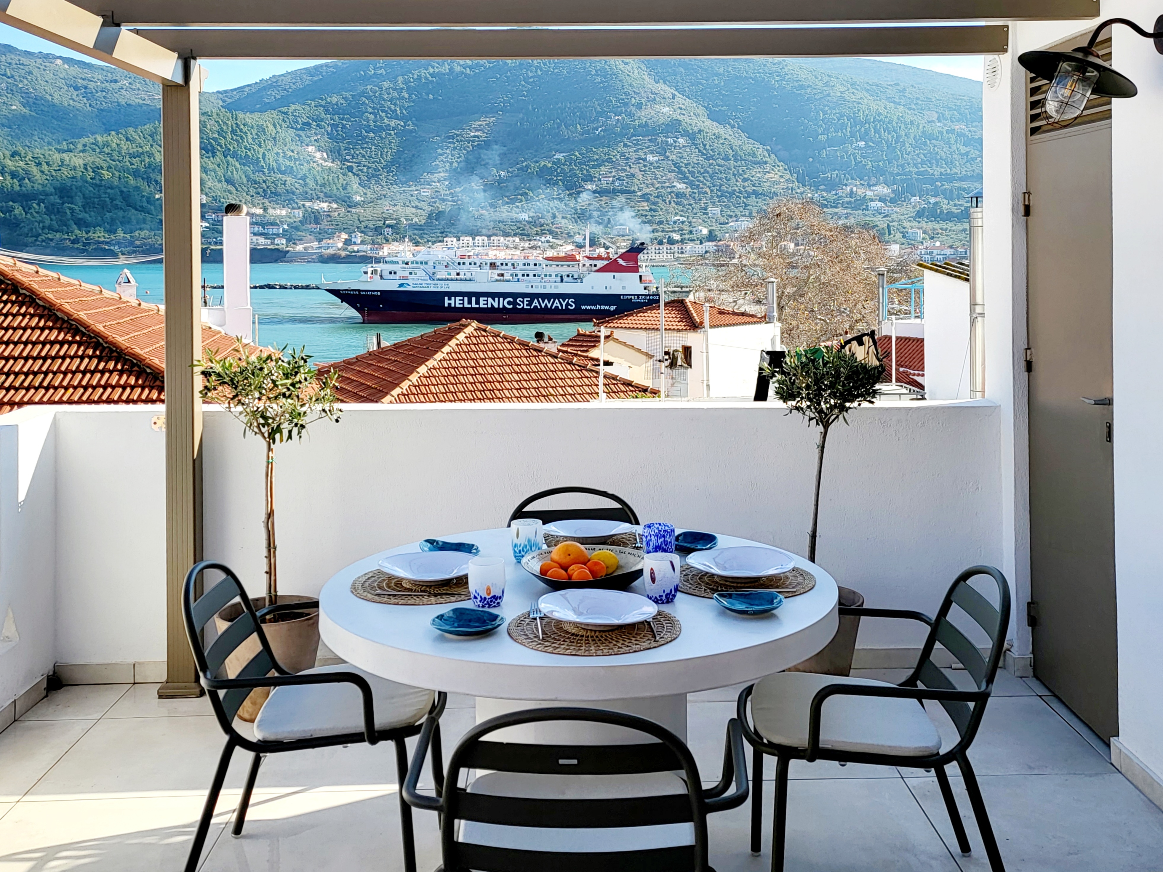 Villa Kyanos Exedra Glossa Skopelos: Luxury 2-Bedroom Villa with Spa and Sea Views, Skopelos Town