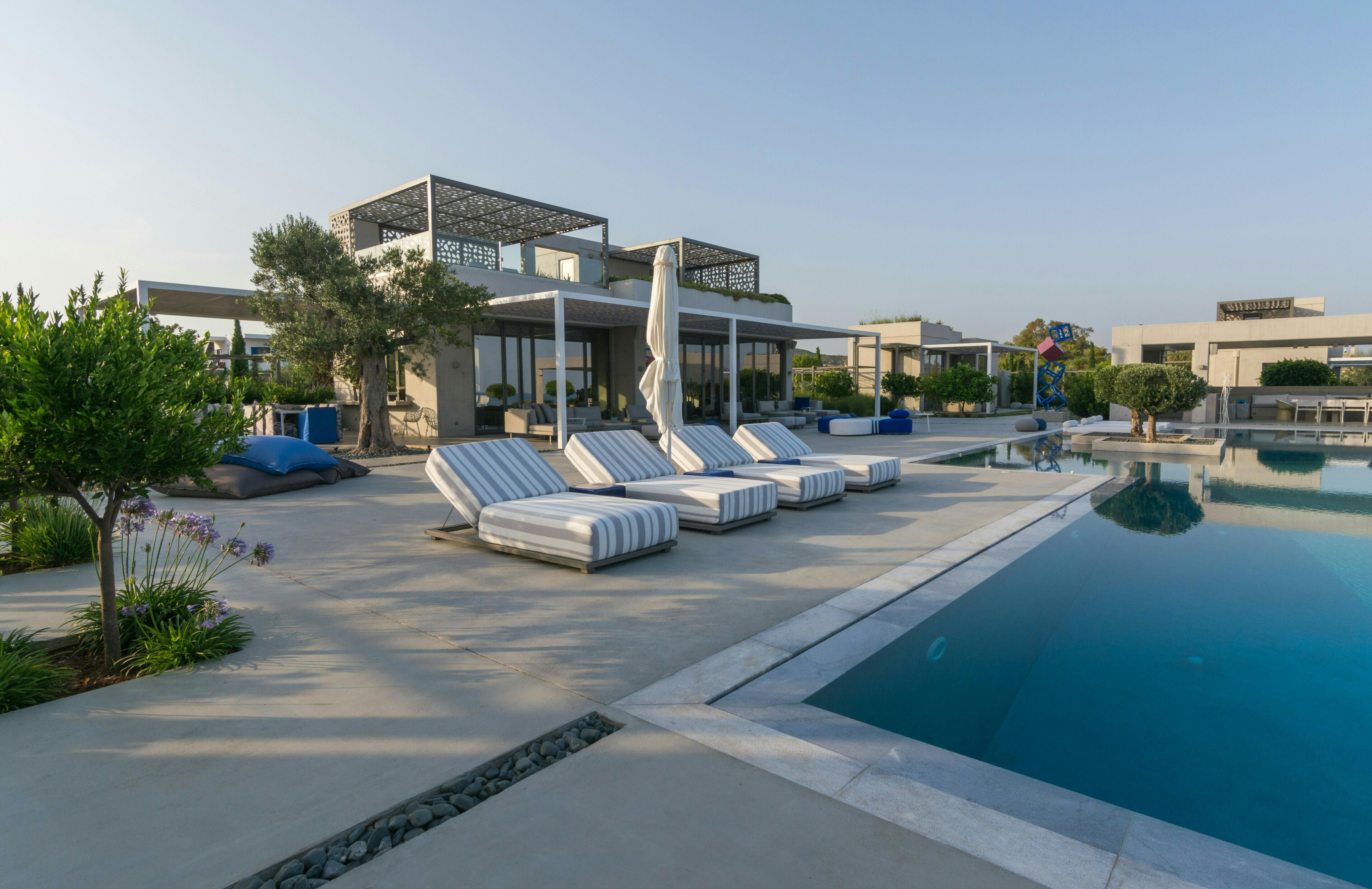 Villa Kyanos Exomvourgo Argolis: Luxury 11-Bedroom Villa with Private Pool and Beachfront, Argolis