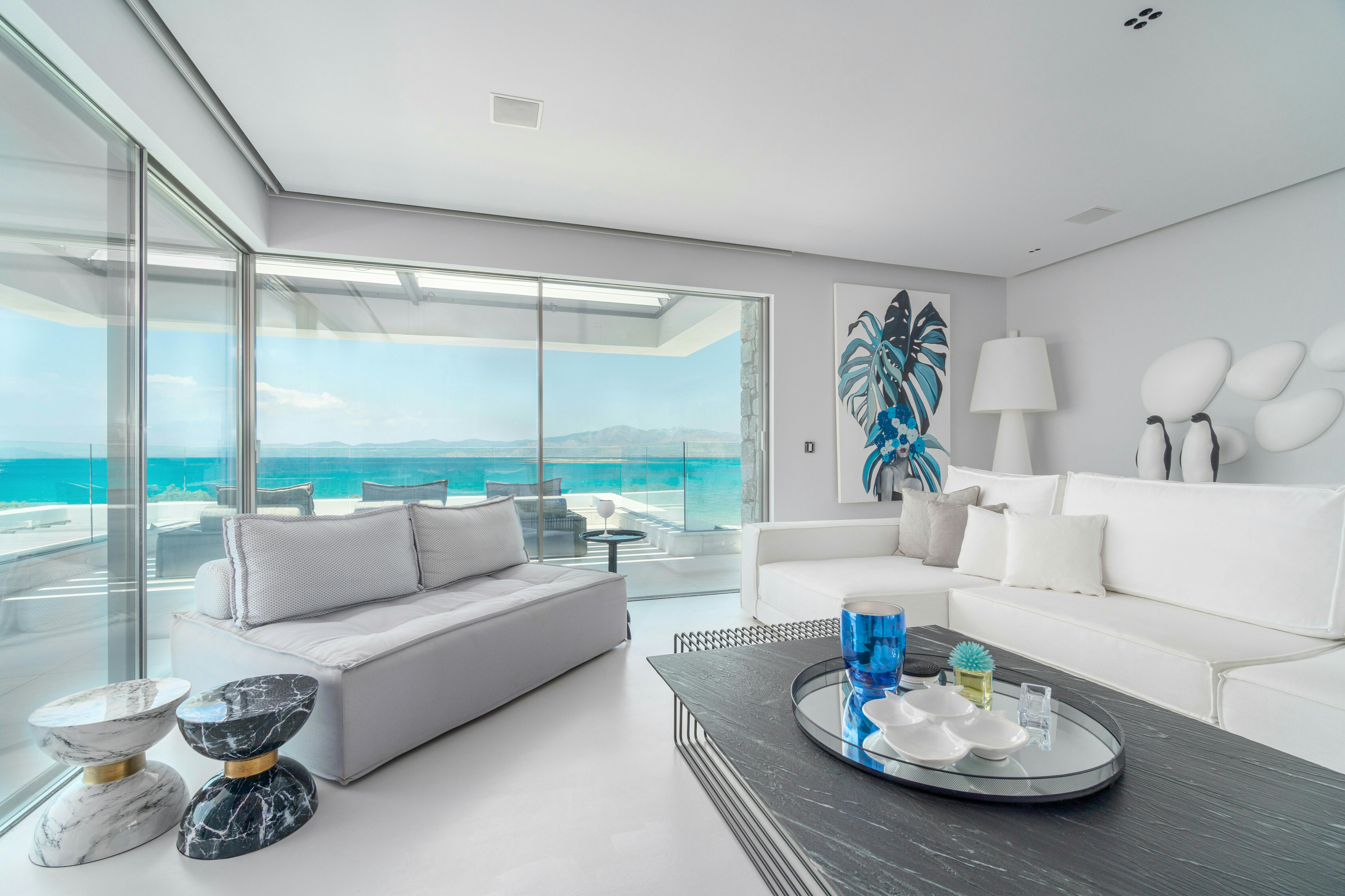 Villa Kyanos Limani Elafonisos: Luxury 9-Bedroom Villa with Private Beach and Tennis Court, Laconia