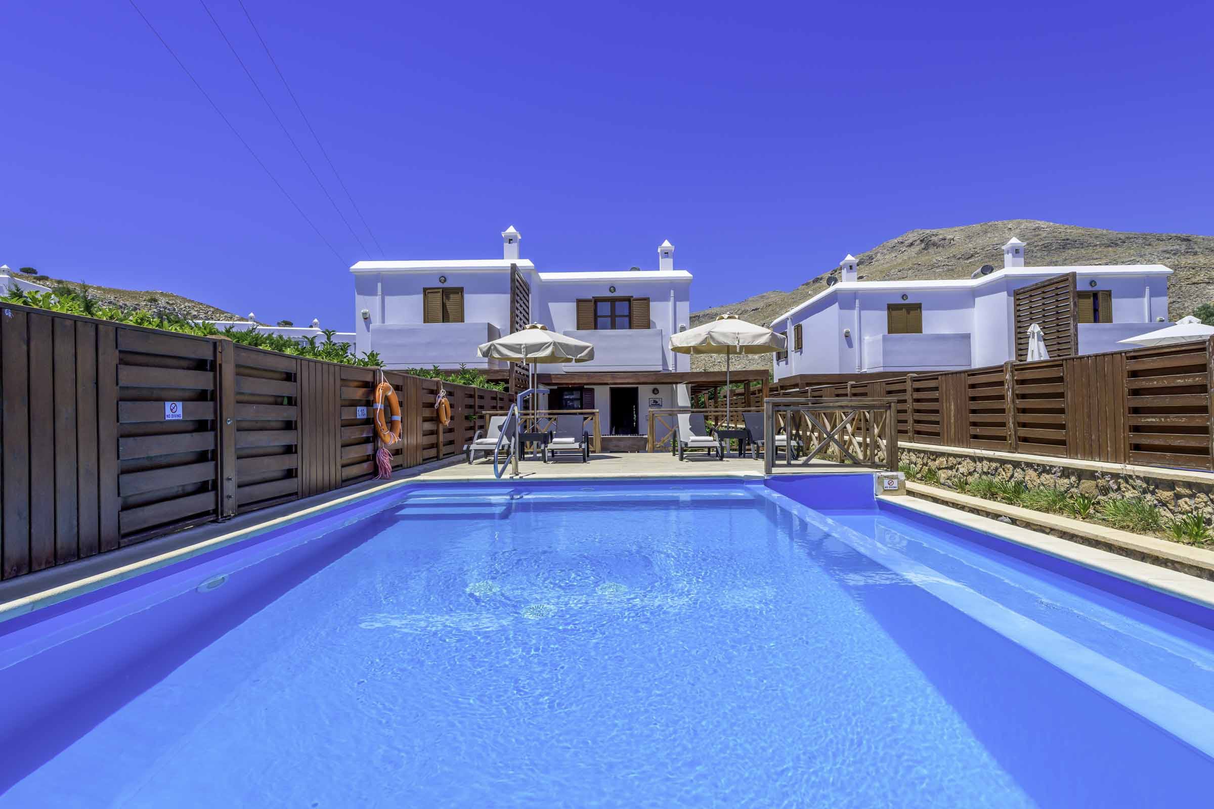 Villa Kyanos Lindian Akti Lindos: Luxury 2-Bedroom Villa with Private Pool and Sea Views, Lindos Rhodes