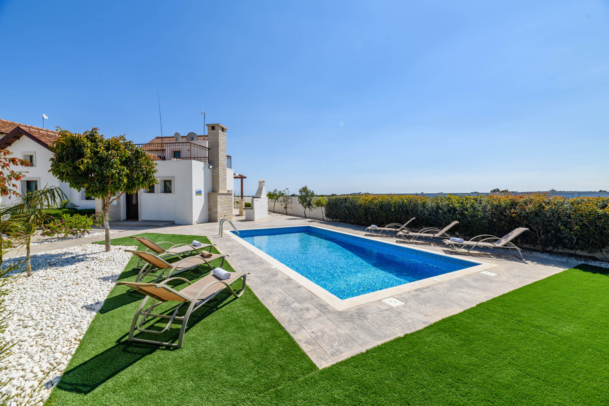 Villa Kyanos Potamos Protaras: Luxury 4-Bedroom Villa with Private Pool and Sea Views, Protaras Cyprus