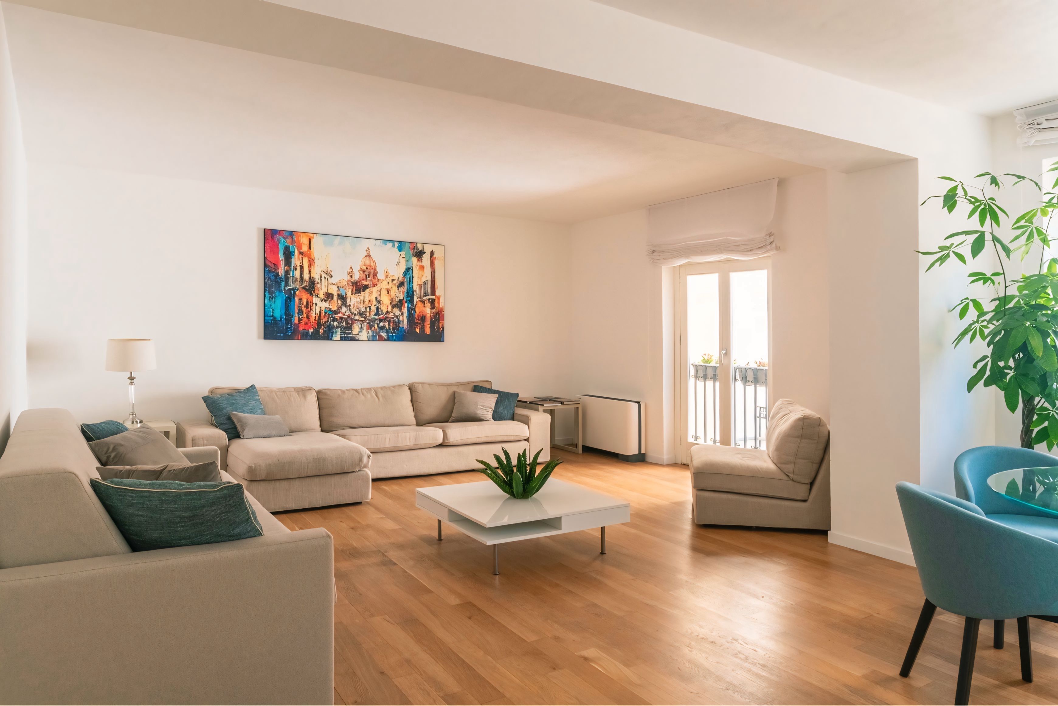 Villa Levante Albergheria Palermo: Luxury 2-Bedroom Apartment with Private Parking Near Beach, Palermo