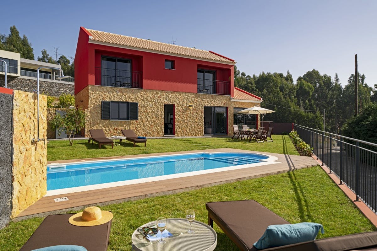 Villa Levante Alegria Calheta: Luxury 3-Bedroom Apartment with Private Pool and Sea Views, Calheta