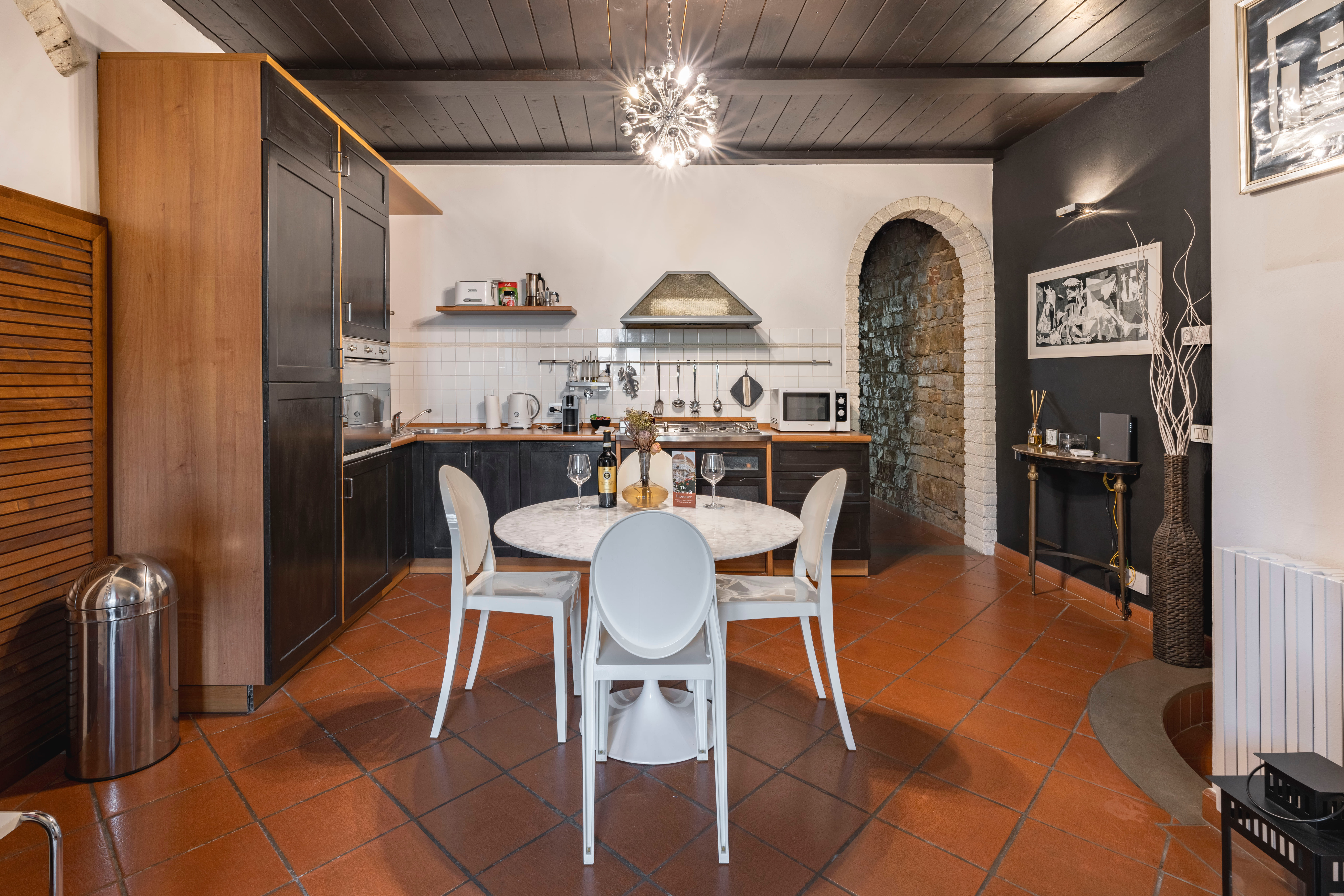 Villa Levante Belvedere Firenze 1321945: Charming 2-Bedroom Apartment with Fireplace and Air Conditioning in Florence Pitti
