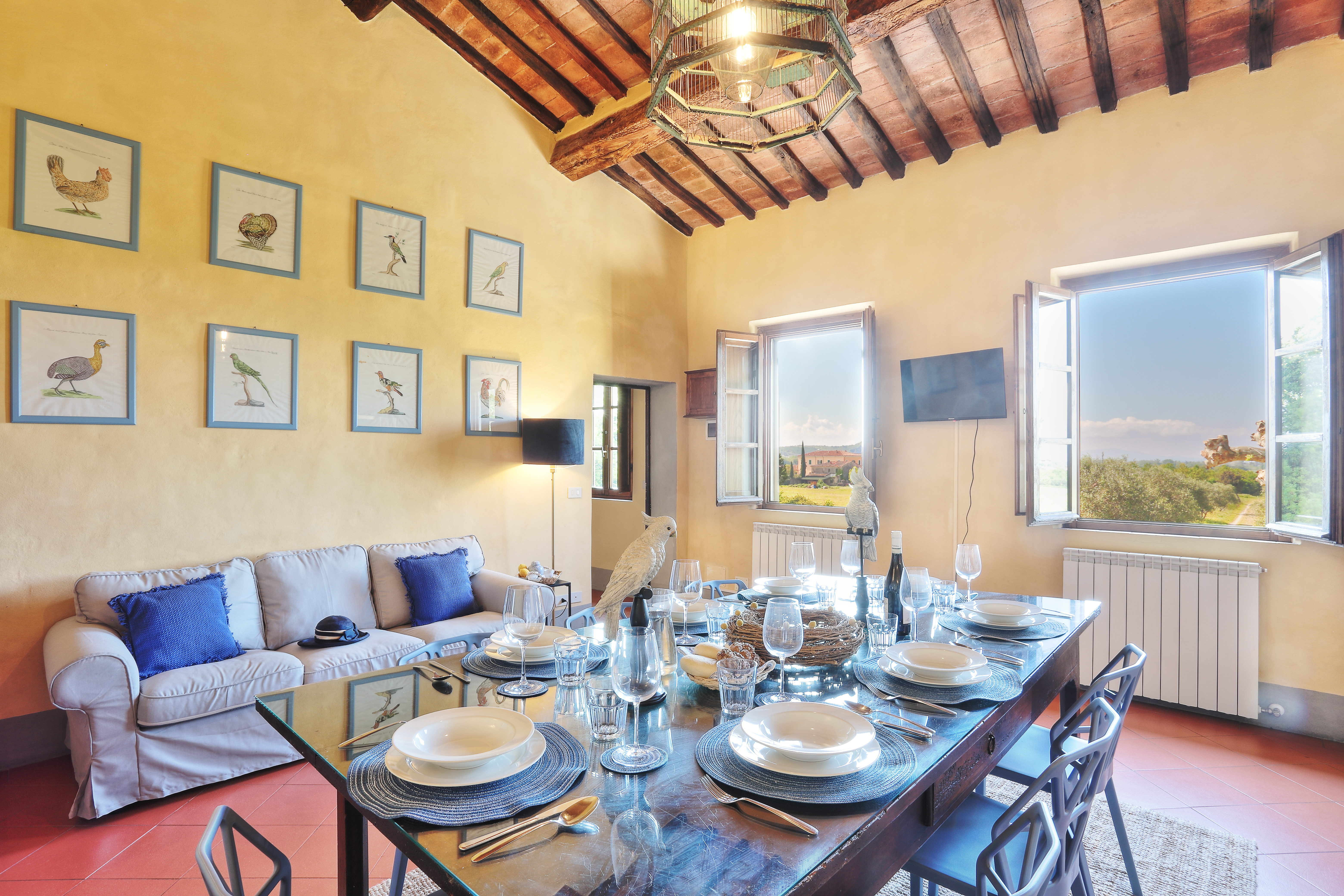 Villa Levante Calci Pisa: Luxury 4-Bedroom Apartment with Pool and Sauna in Pisa
