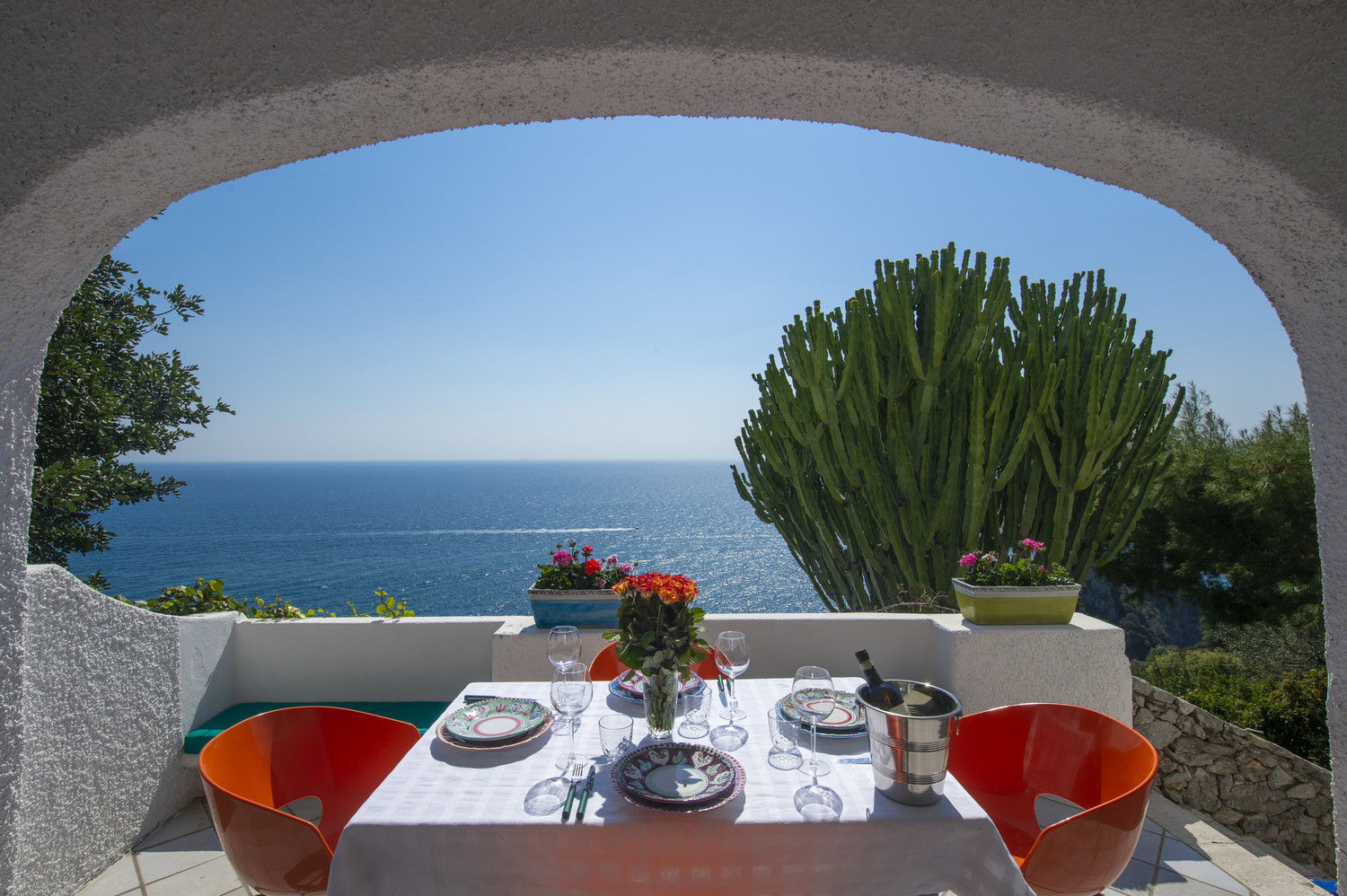 Villa Levante Oleandro Praiano: Luxury 2-Bedroom Villa with Sea Views and Air-Con, Praiano