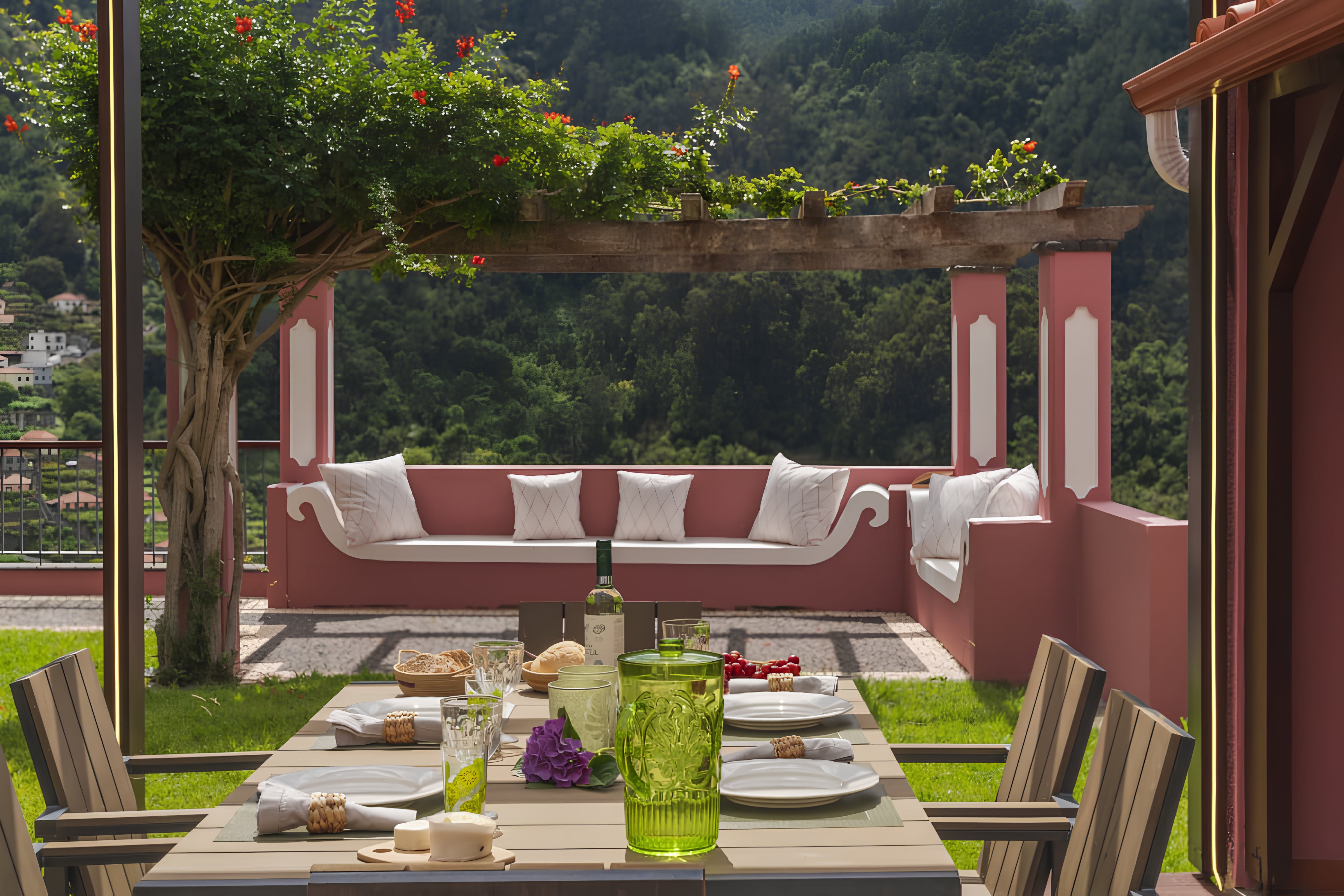 Villa Levante Sequeiro São Vicente: Charming 3-Bedroom Apartment with Countryside Views and BBQ, São Vicente