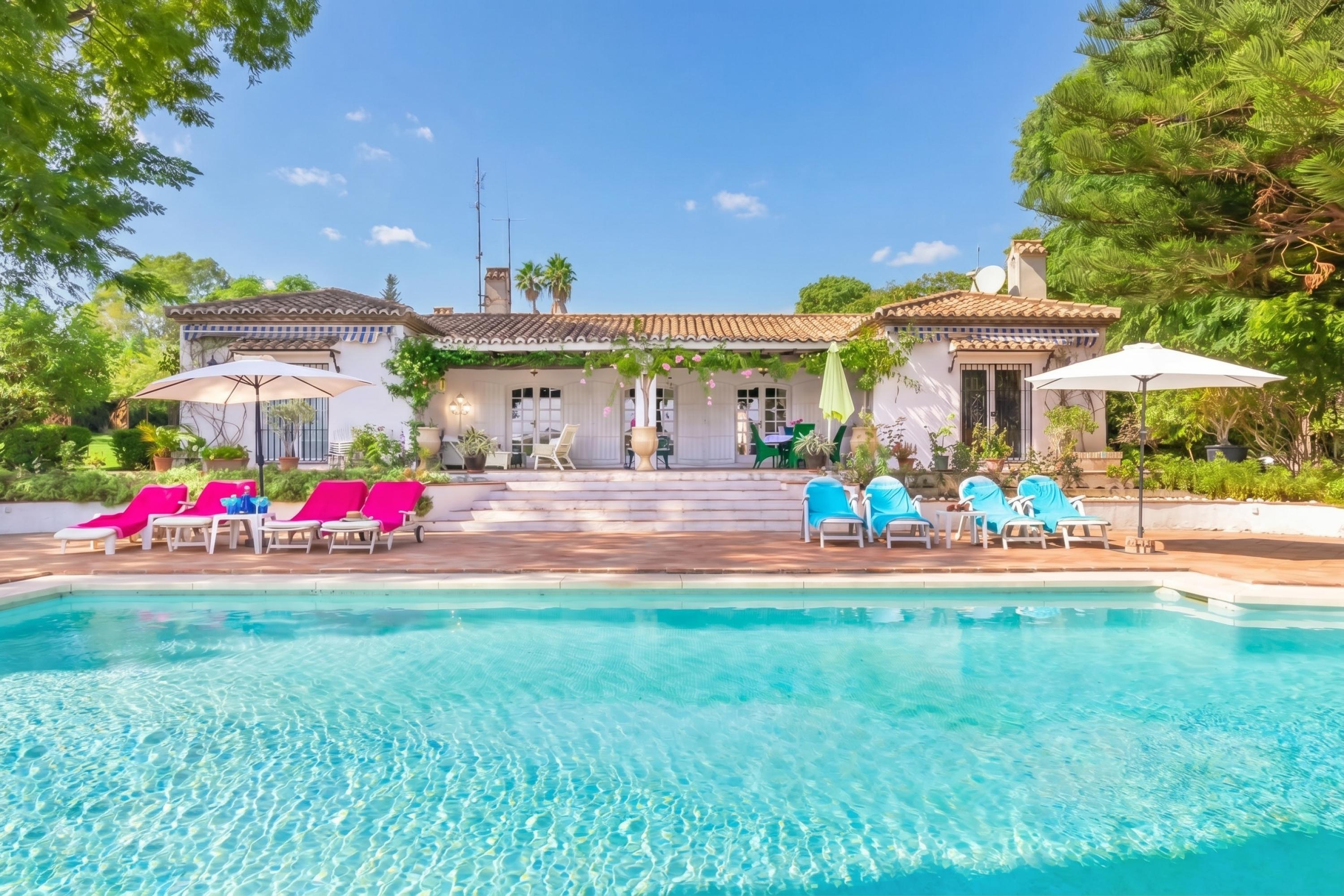 Villa Llevant Guadalobón San Pedro: Luxury 6-Bedroom Villa with Private Pool and Sea Views, San Pedro de Alcántara