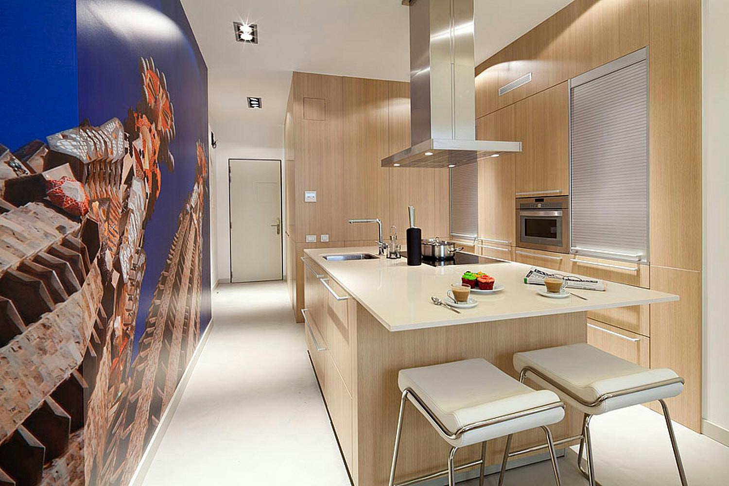 Villa Llevant Mirador Sant Pere: Luxury 1-Bedroom Apartment with Seaview and Air-Con, Gothic Quarter Barcelona