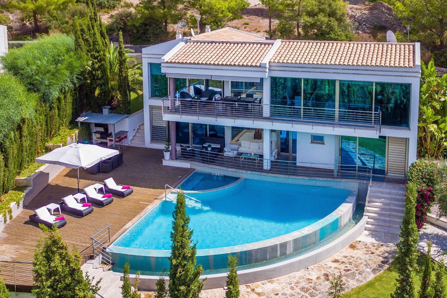 Villa Lluminar Aucanada Alcúdia: 4-Bedroom Villa with Spa, Gym & Tennis Court in Alcúdia, Mal