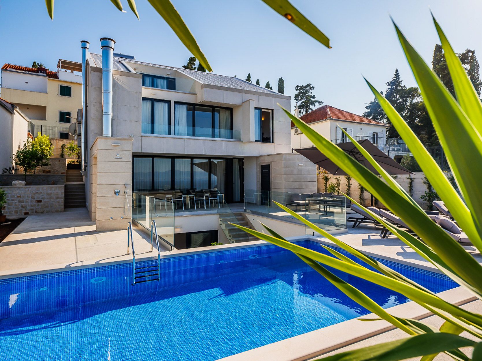 Villa Maestral Supetar Brač: 4-Bedroom Heated Pool & Sea View Villa in Brac, Croatia