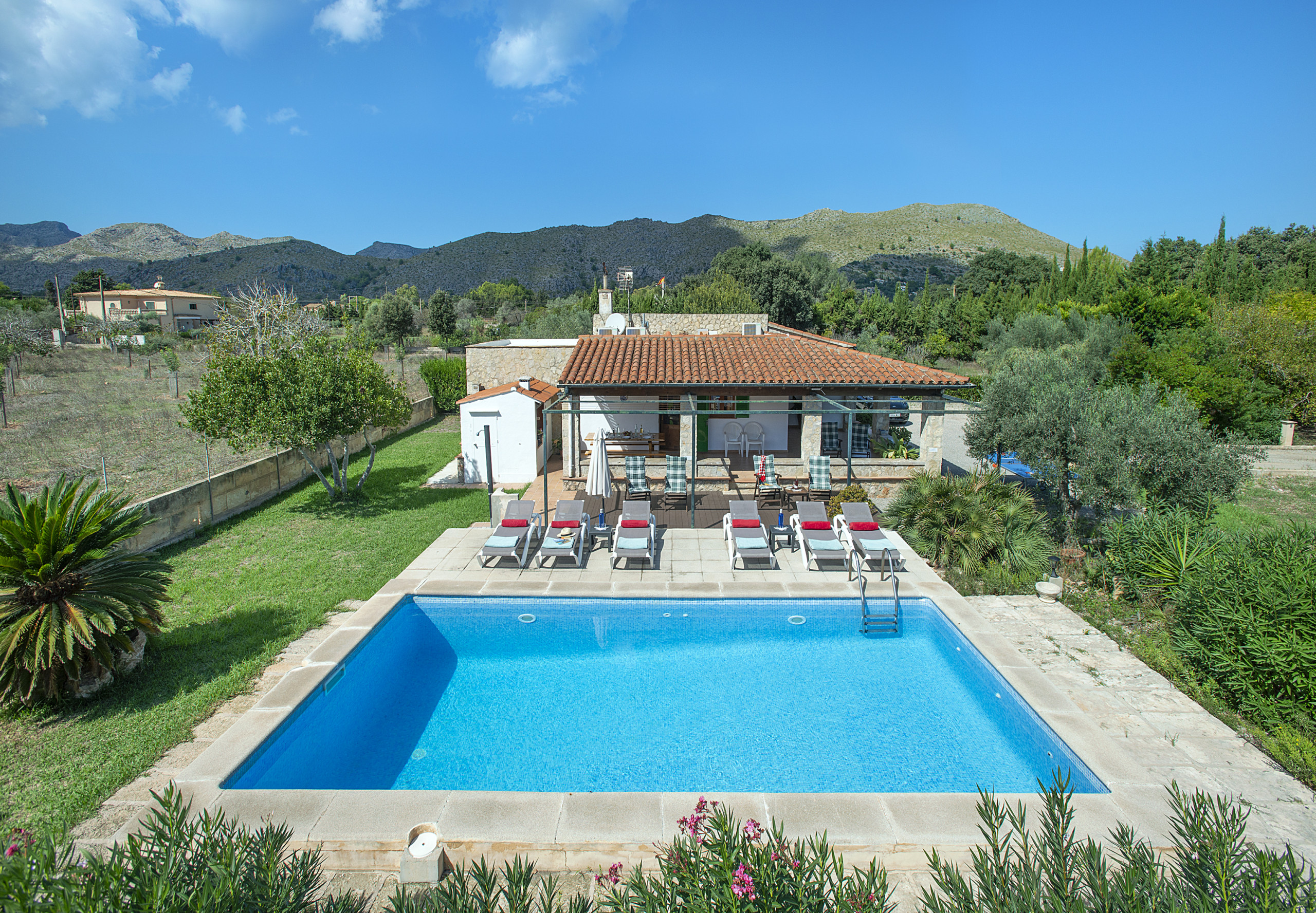 Villa Mestral Boquer Pollença 69936: Luxury 3-Bedroom Villa with Private Pool and Sea Views, Pollença Mallorca