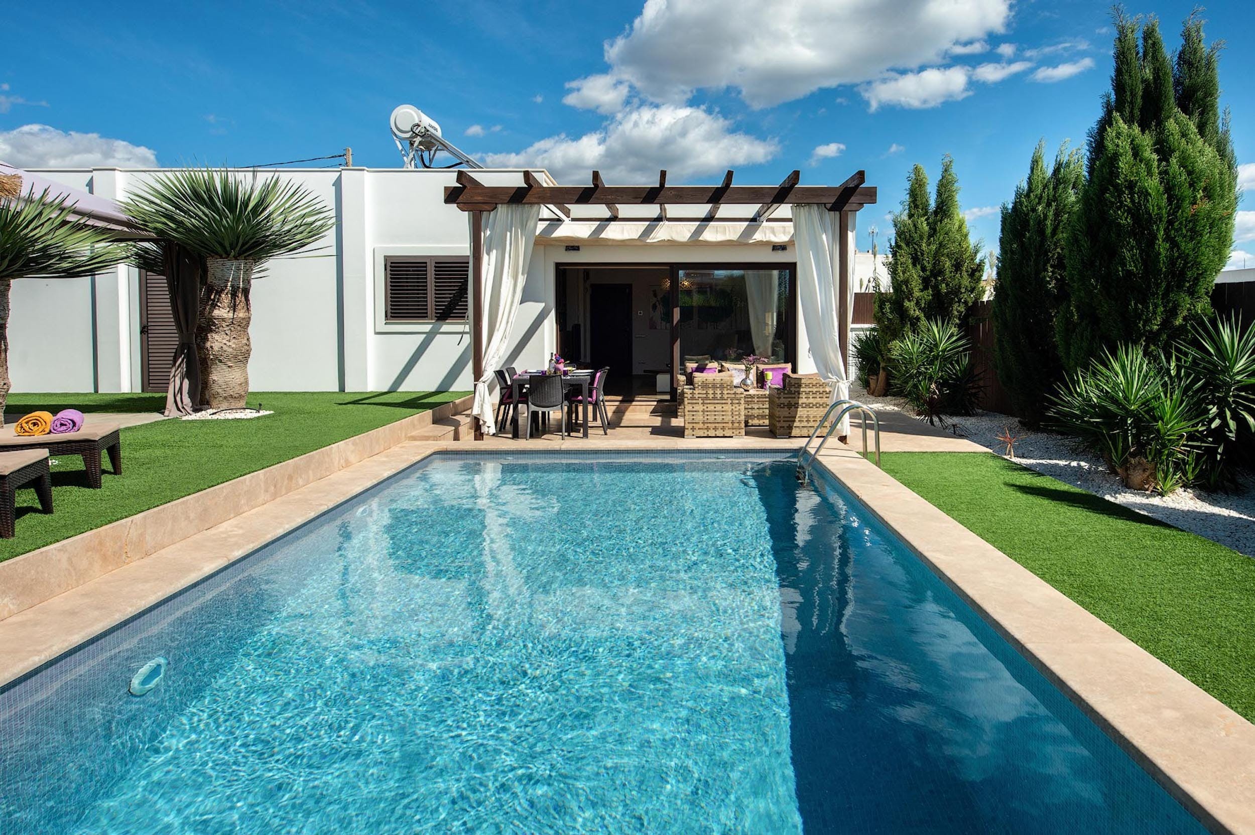 Villa Mestral Cala Codolar Ibiza: Luxury 3-Bedroom Apartment with Sea Views and Pool, Talamanca Ibiza