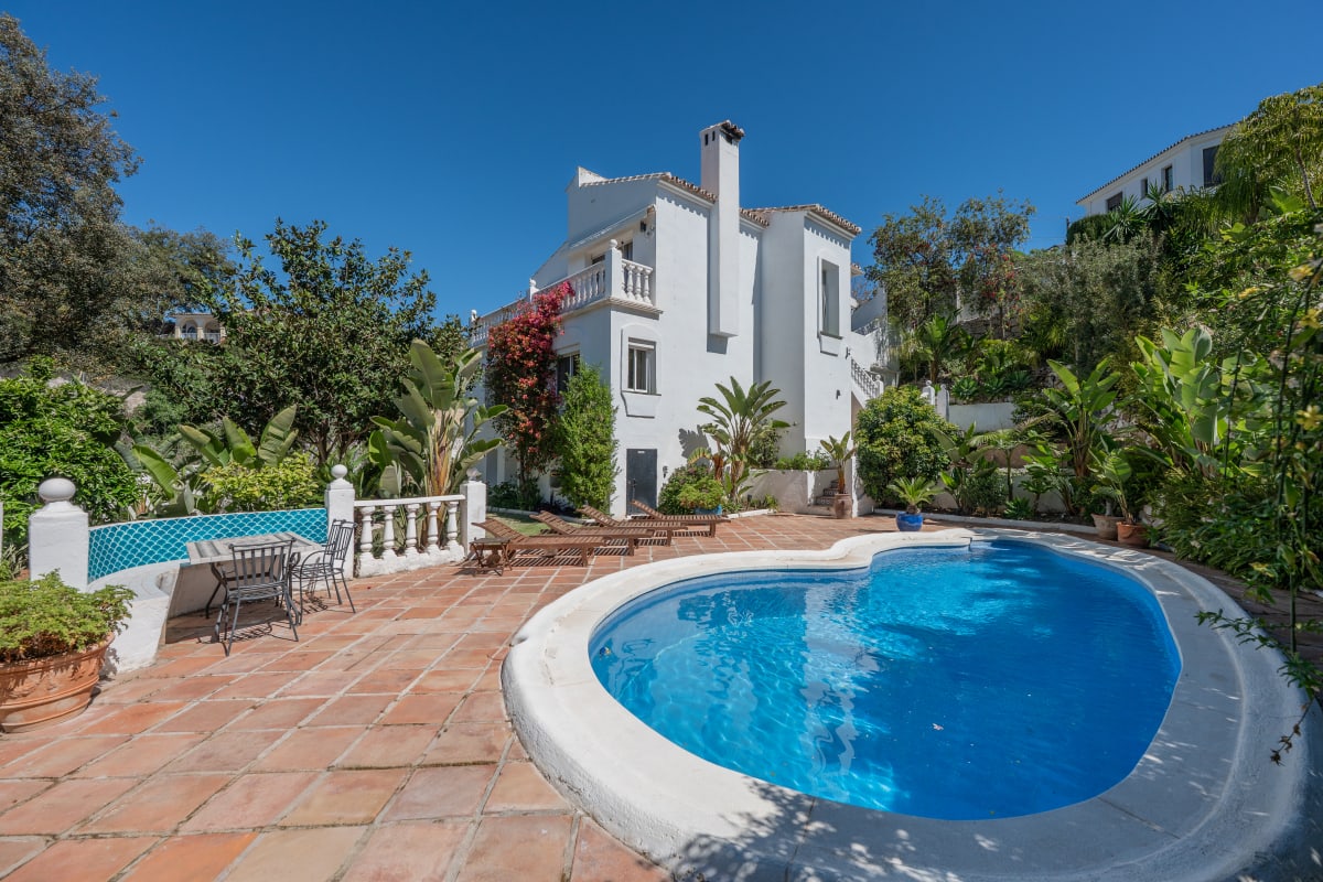 Villa Mestral Elviria Marbella 1468194: Luxury 3-Bedroom Villa with Private Pool and Sea Views, Costa Del Sol