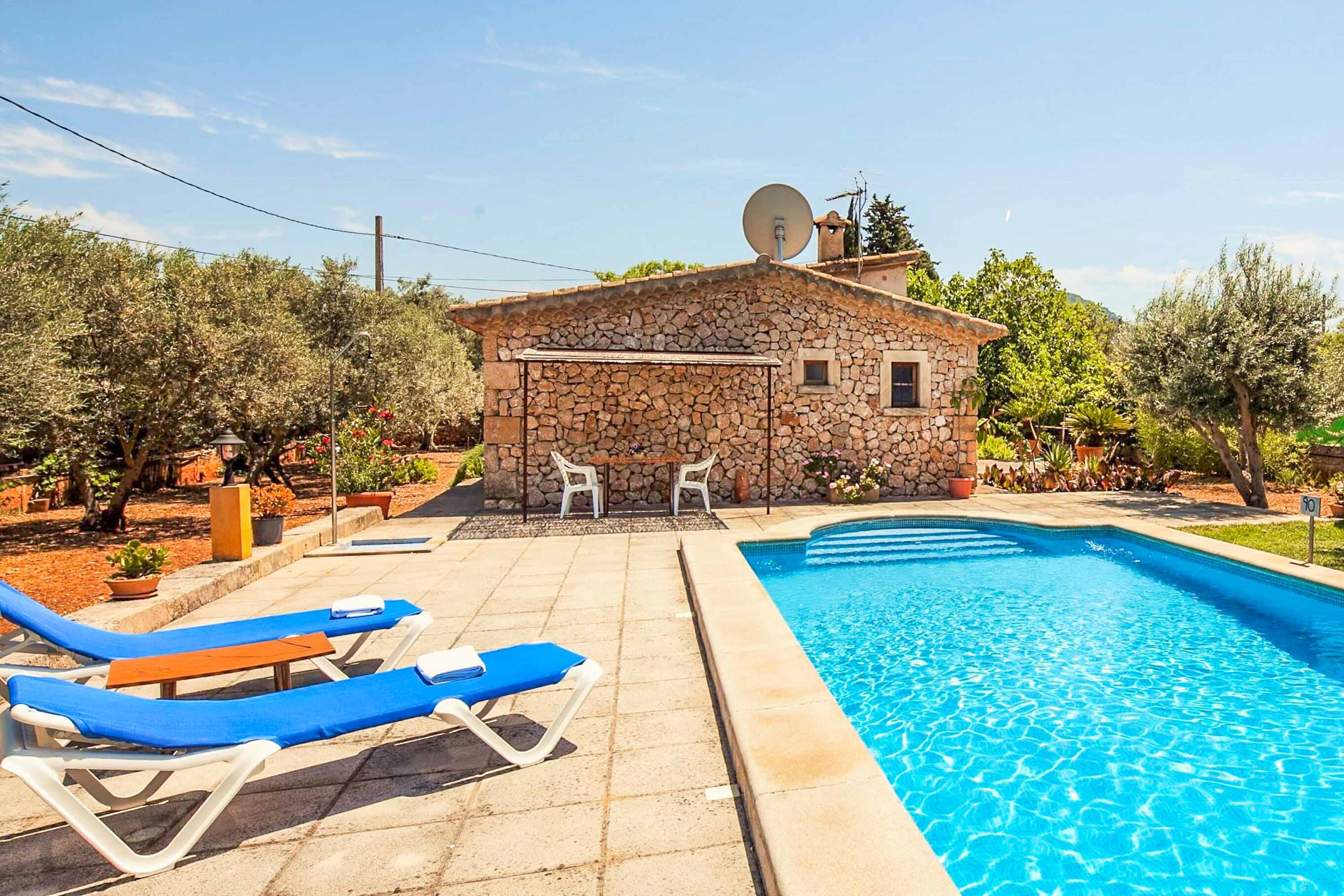 Villa Mestral Finca Formentor Pollença 76269: Luxury 1-Bedroom Apartment with Private Pool and Sea Views, Pollença