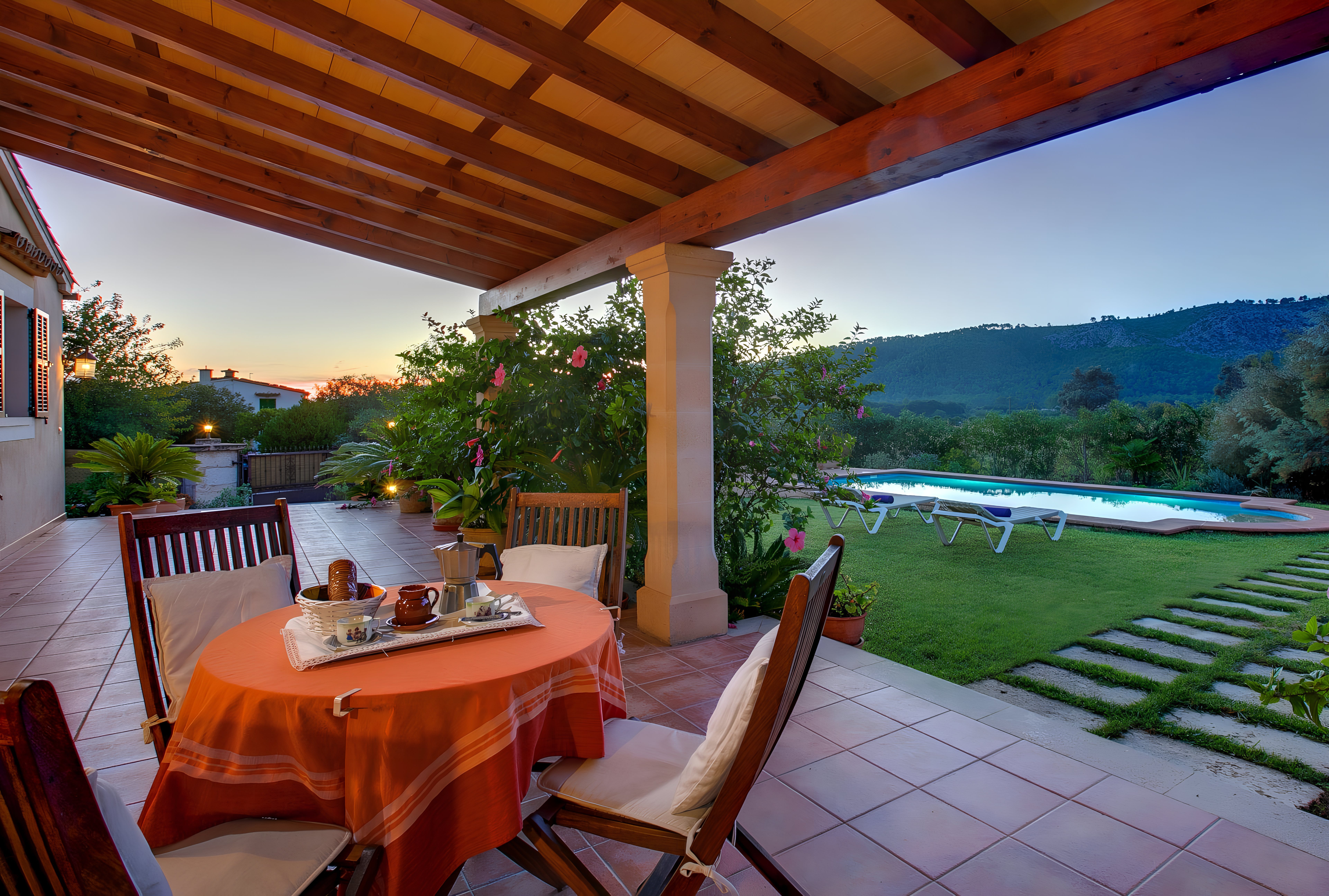 Villa Mestral Llenaire Pollença 192299: Luxury 1-Bedroom Villa with Private Pool and Sea Views, Pollença Mallorca