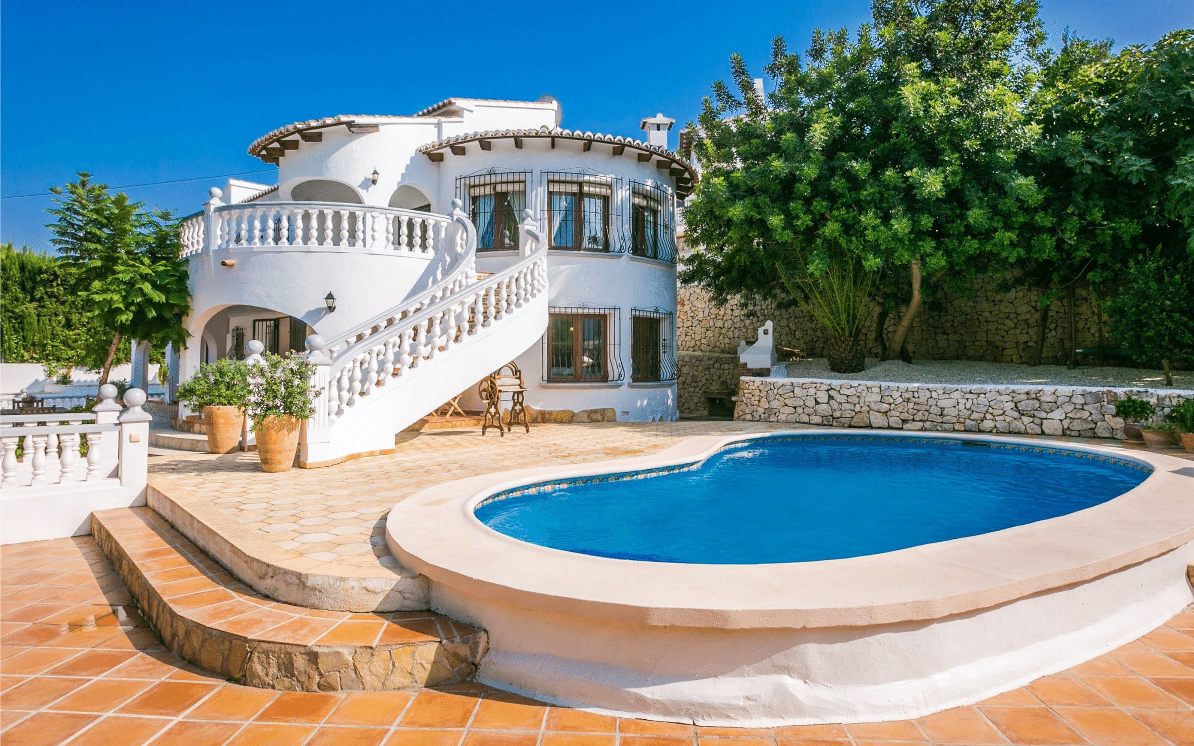 Villa Mestral Molins Moraira: Luxury 4-Bedroom Apartment with Private Pool and Sea Views, Moraira