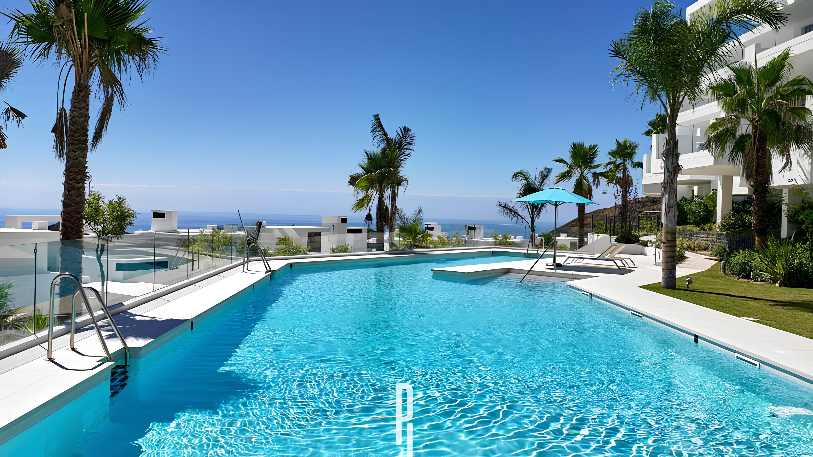 Villa Mestral Nagüeles Marbella 1117014: Luxury 2-Bedroom Apartment with Sea Views and Pool, Marbella