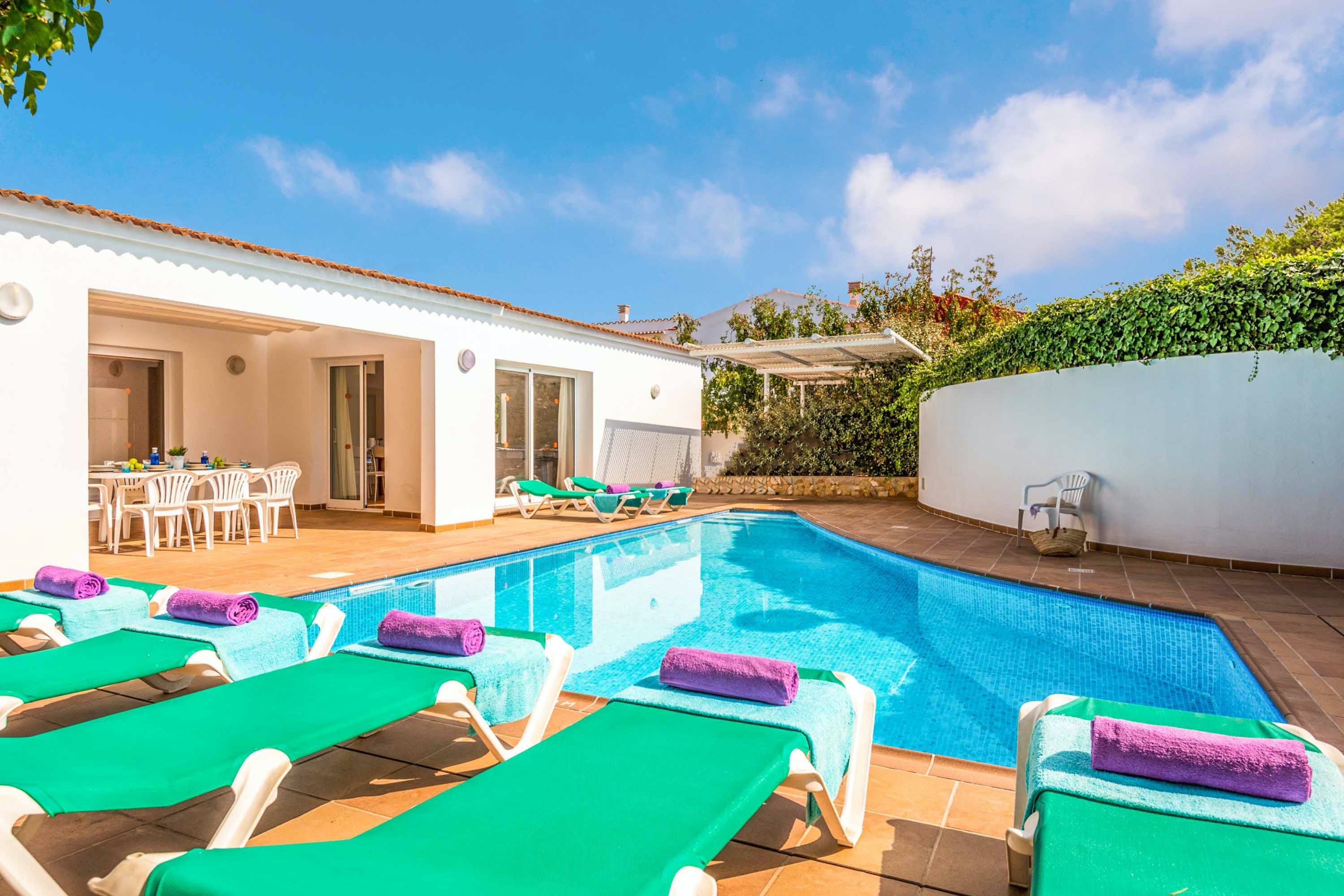 Villa Mestral Son Xoriguer Ciutadella: Luxury 4-Bedroom Villa with Private Pool and Sea Views, Ciutadella, Menorca