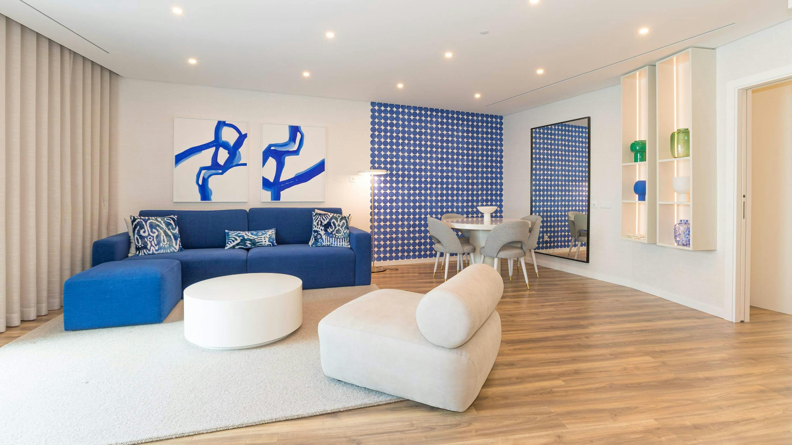 Villa Nortada Oleandro Ribeira Quarteira: Stylish 2-Bedroom Golf Villa Rental with Sea View and Pool, Quarteira Algarve