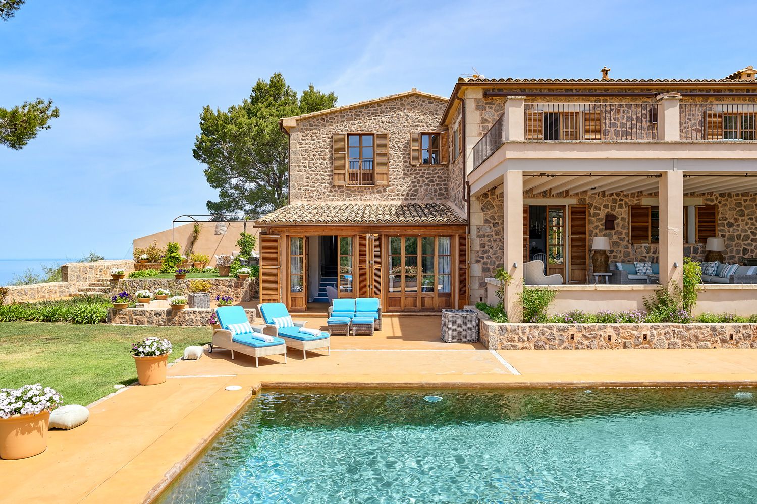 Villa Olivo Teix Deia: 4 Bedroom Sea View Villa with Spa in Deia, Mallorca