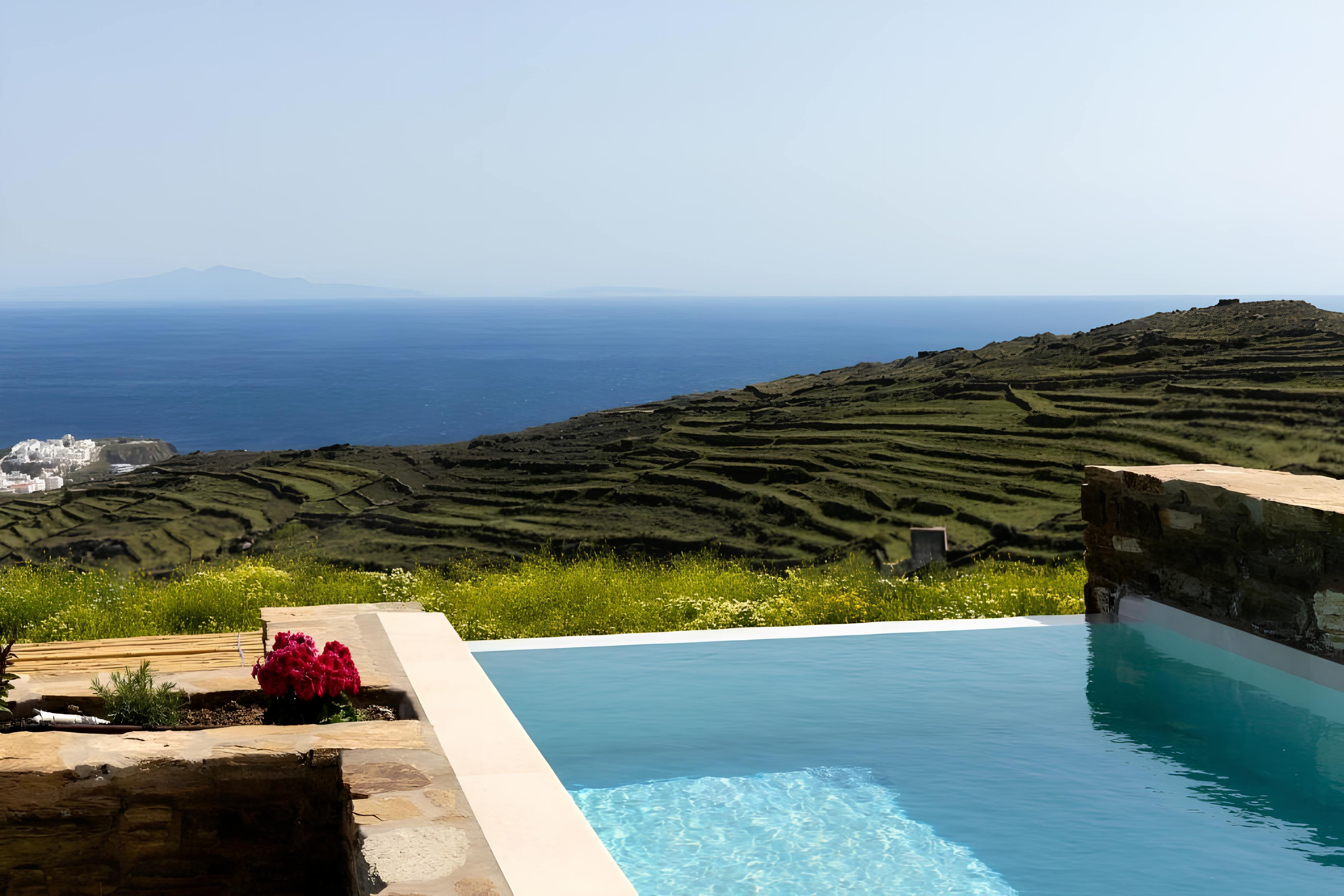 Villa Ostria Tripotamos Tinos: Luxury 2-Bedroom Villa with Private Pool and Sea Views, Tinos
