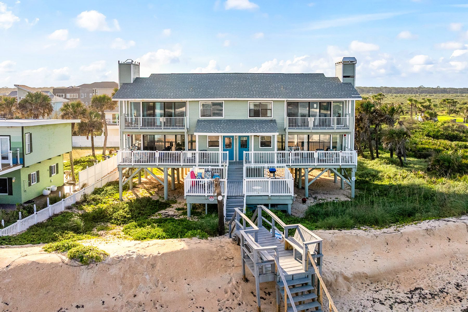 Villa Palmetto Hammock Daytona: 6-Bedroom Beachfront Villa with Ocean Views and Spa in Palm
