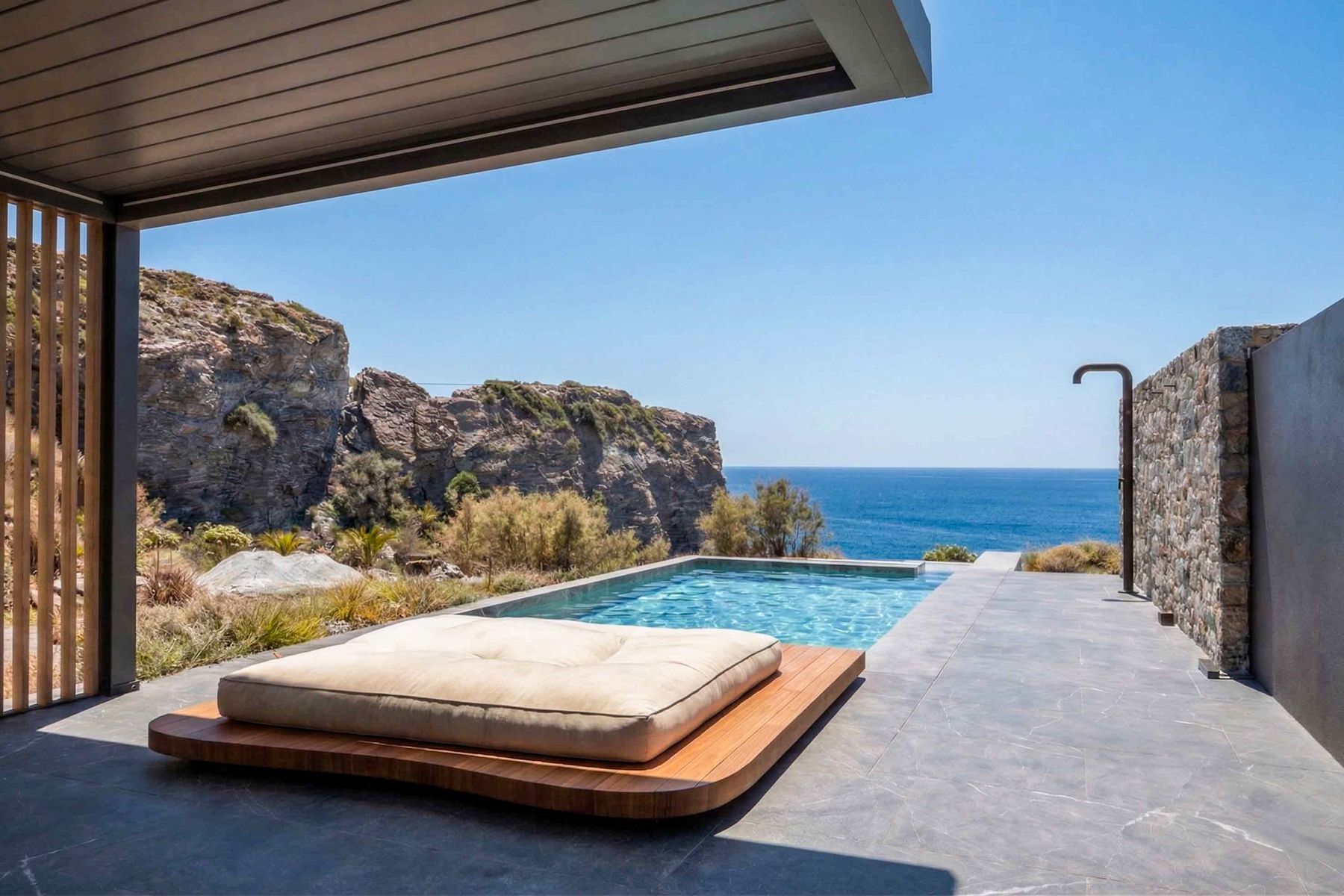 Villa Κύμα Plakias Crete: 3-Bedroom Beachfront Villa with Private Pool and Sea Views i