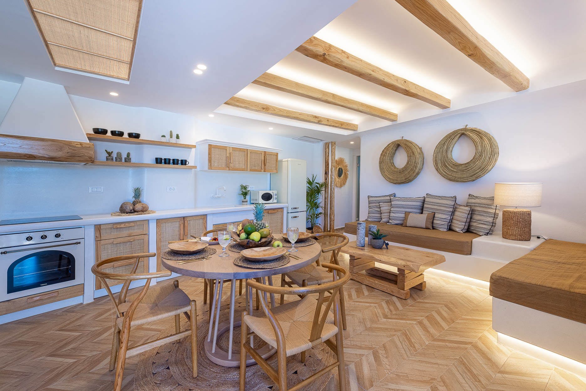 Villa Prasinos Agios Prokopios Naxos: Luxury 2-Bedroom Villa with Private Pool and Sea Views in Naxos