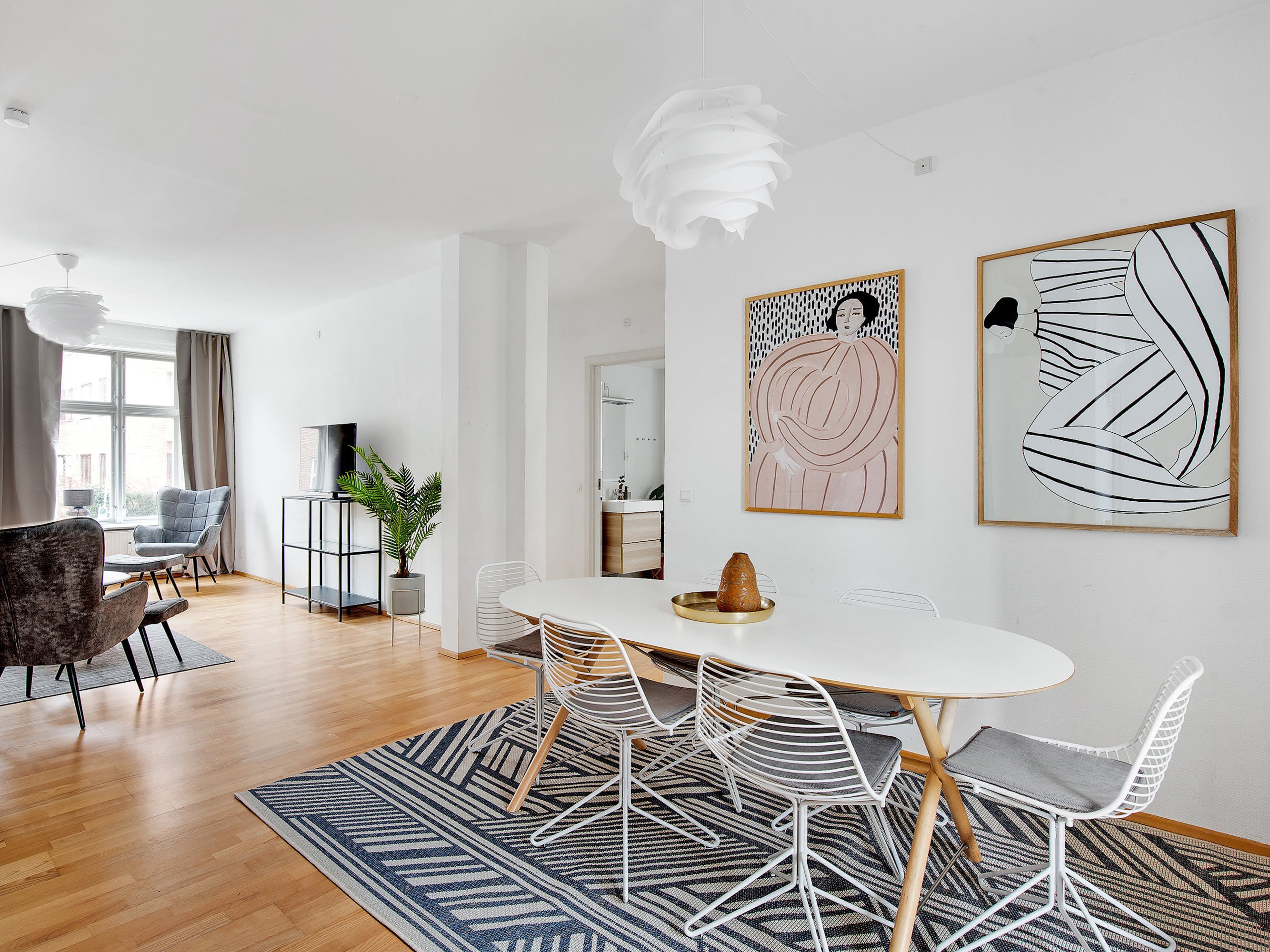Villa Prasinos Blågård Nørrebro: Charming 3-Bedroom Apartment with Sauna and Parking, Nørrebro Copenhagen