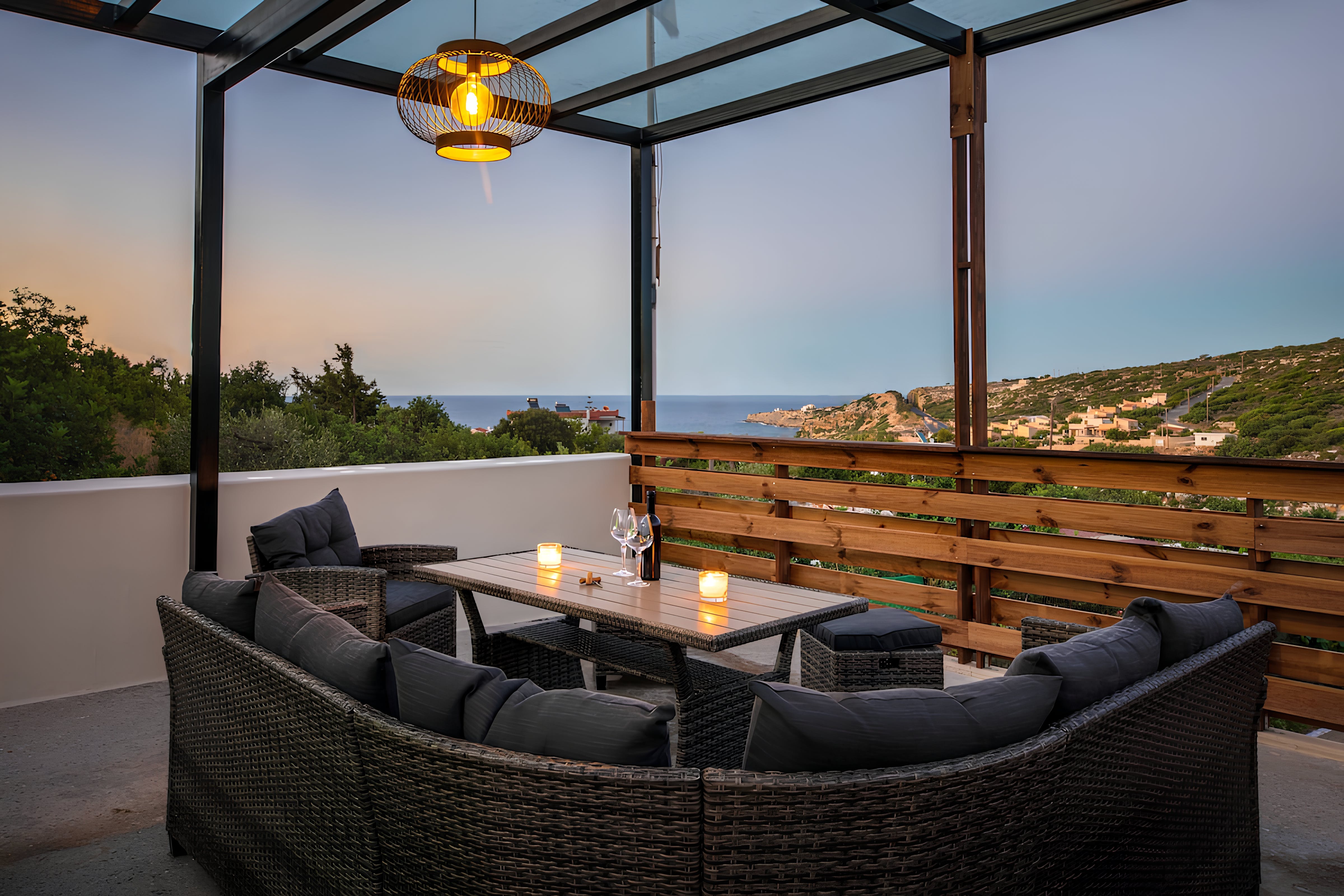 Villa Prasinos Gerani Rethymnon: Luxury 5-Bedroom Villa with Private Pool and Sea Views, Rethymnon Crete