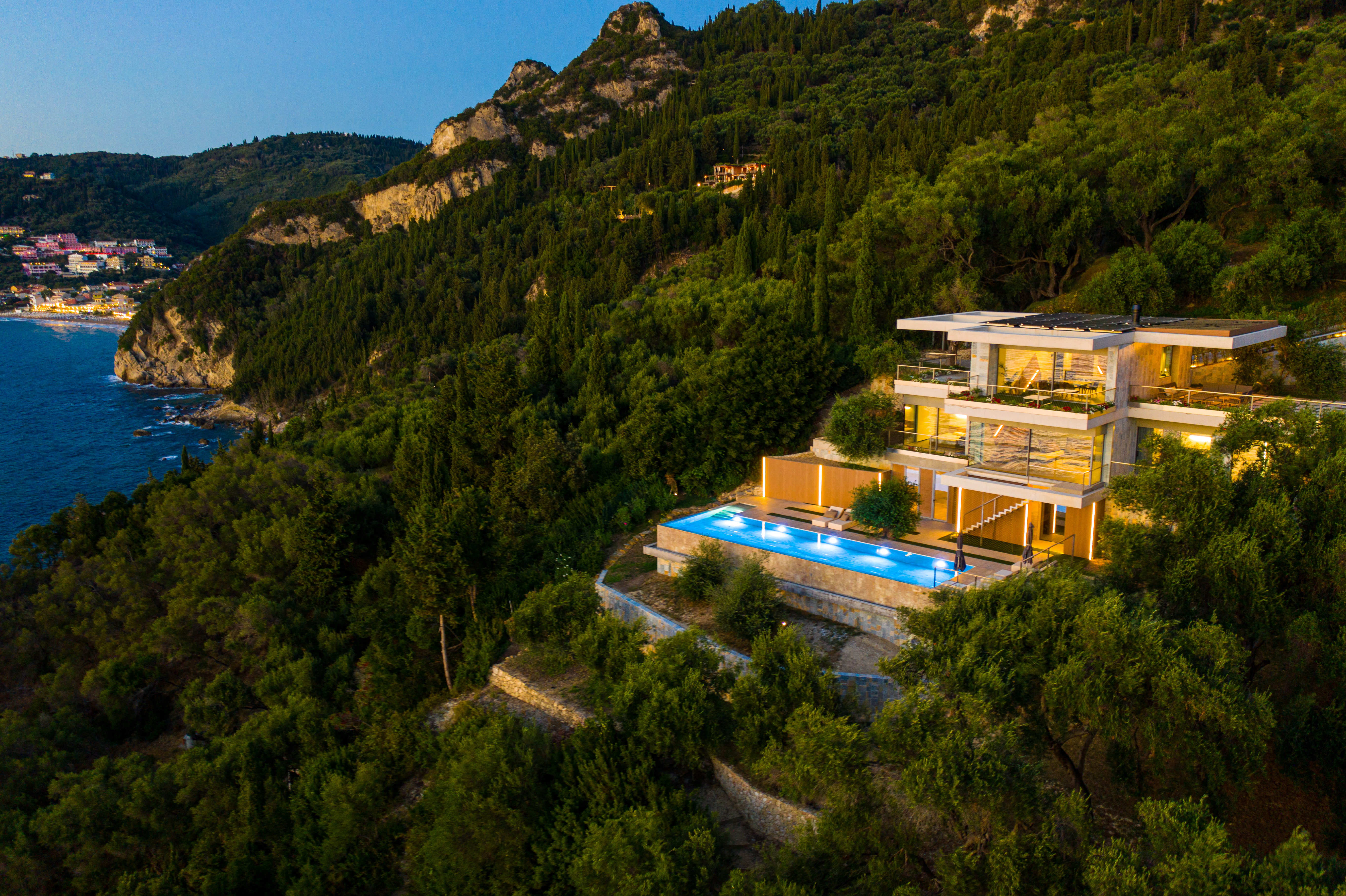 Villa Prasinos Keras Kanoni: Luxury 5-Bedroom Villa with Infinity Pool and Sea Views, Corfu